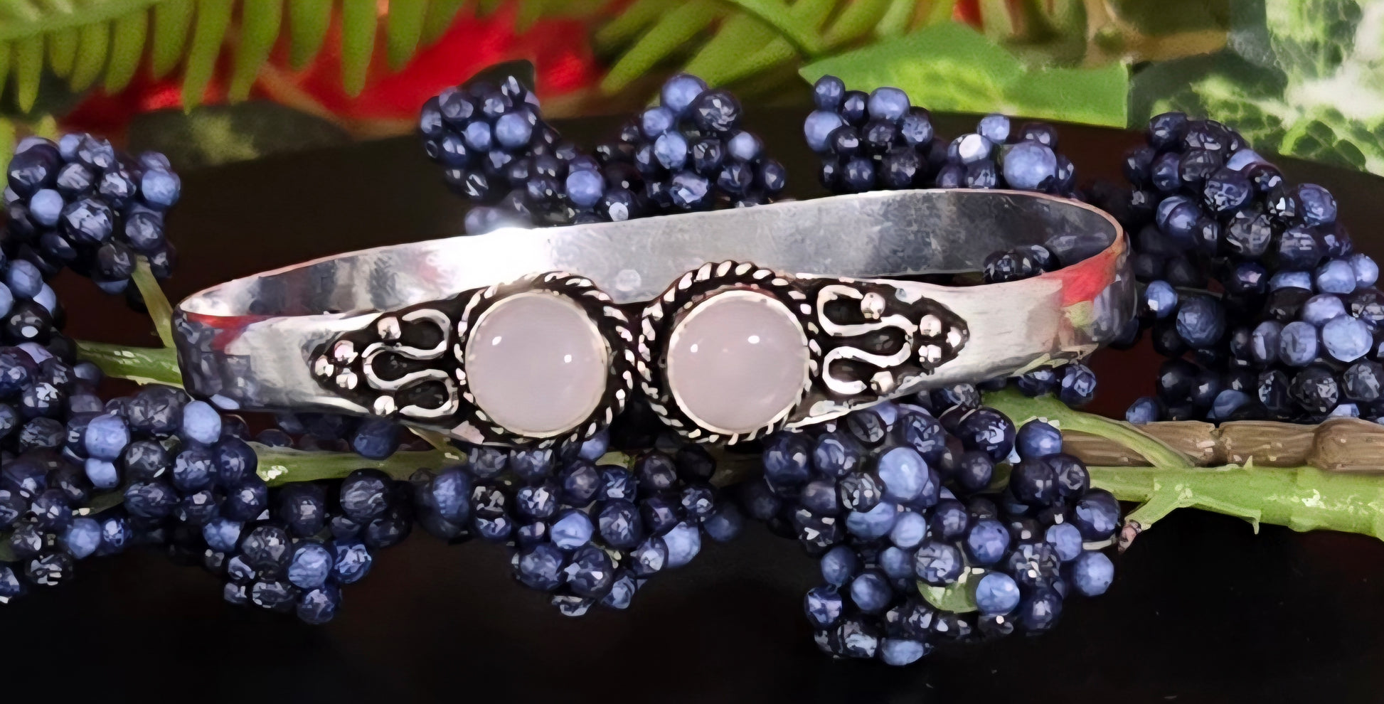 ROSE QUARTZ BRACELET 925 STERLING