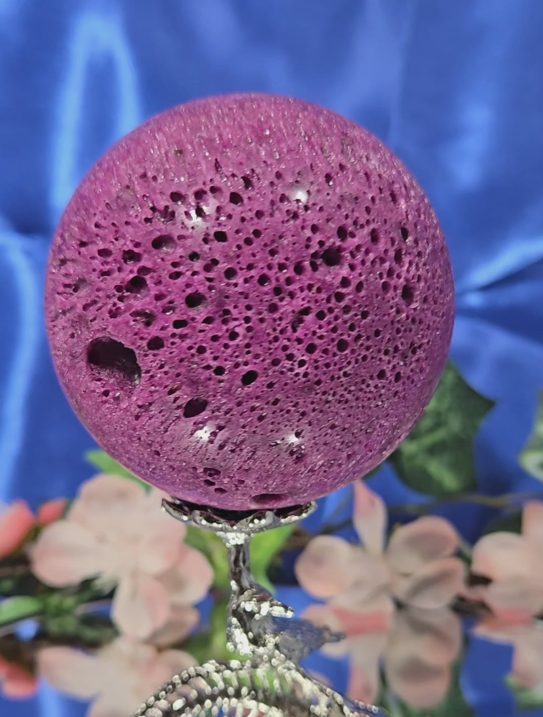 AFRICAN HONEYCOMB RUBY SPHERE