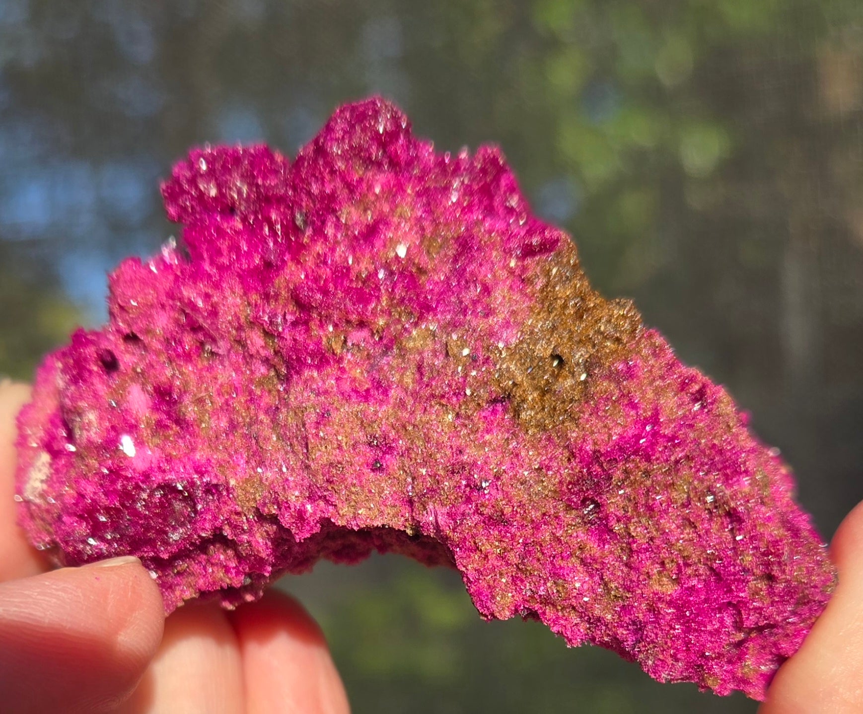 RUBY WITH EPIDOTE CLUSTER