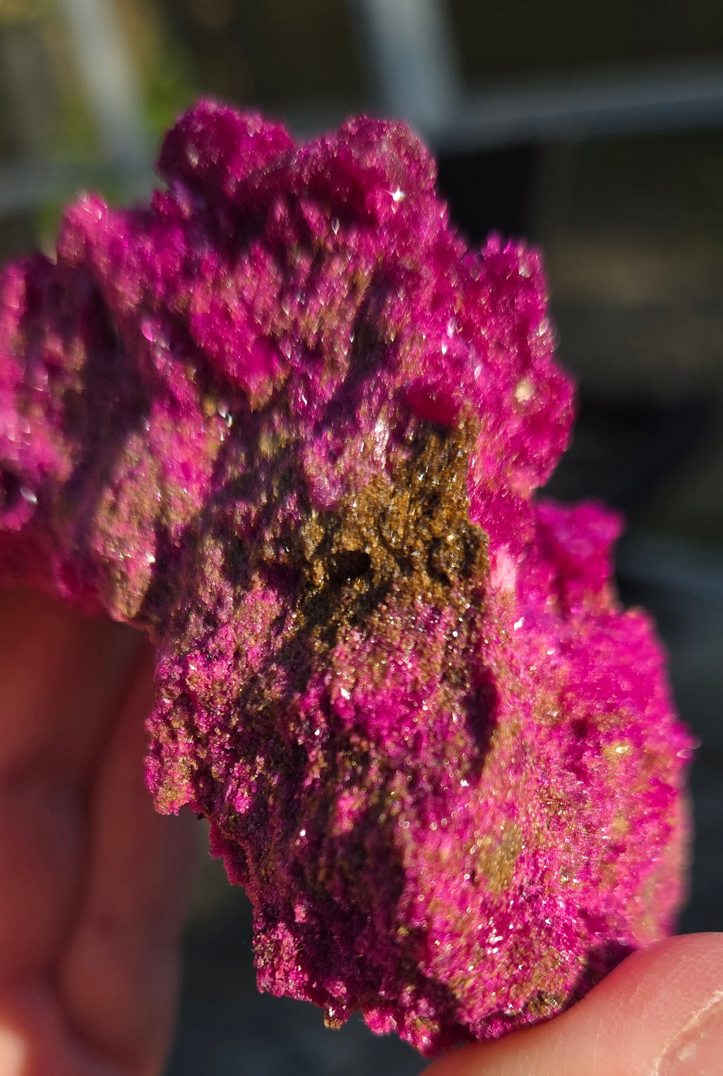 RUBY WITH EPIDOTE CLUSTER