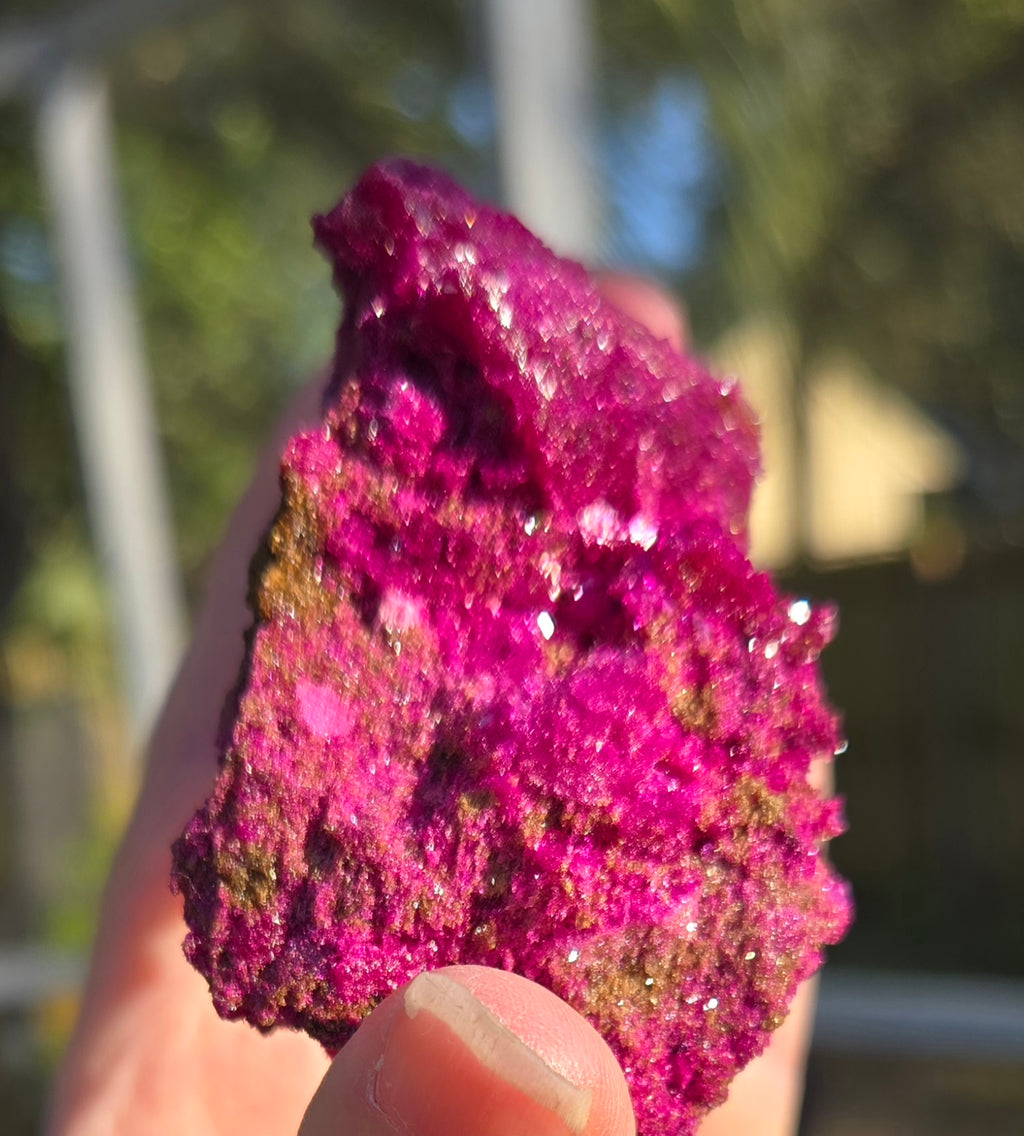 RUBY WITH EPIDOTE CLUSTER