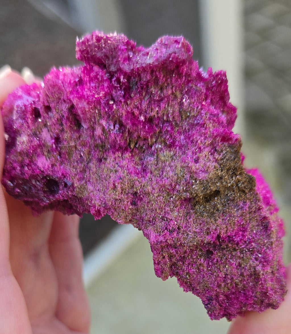 RUBY WITH EPIDOTE CLUSTER