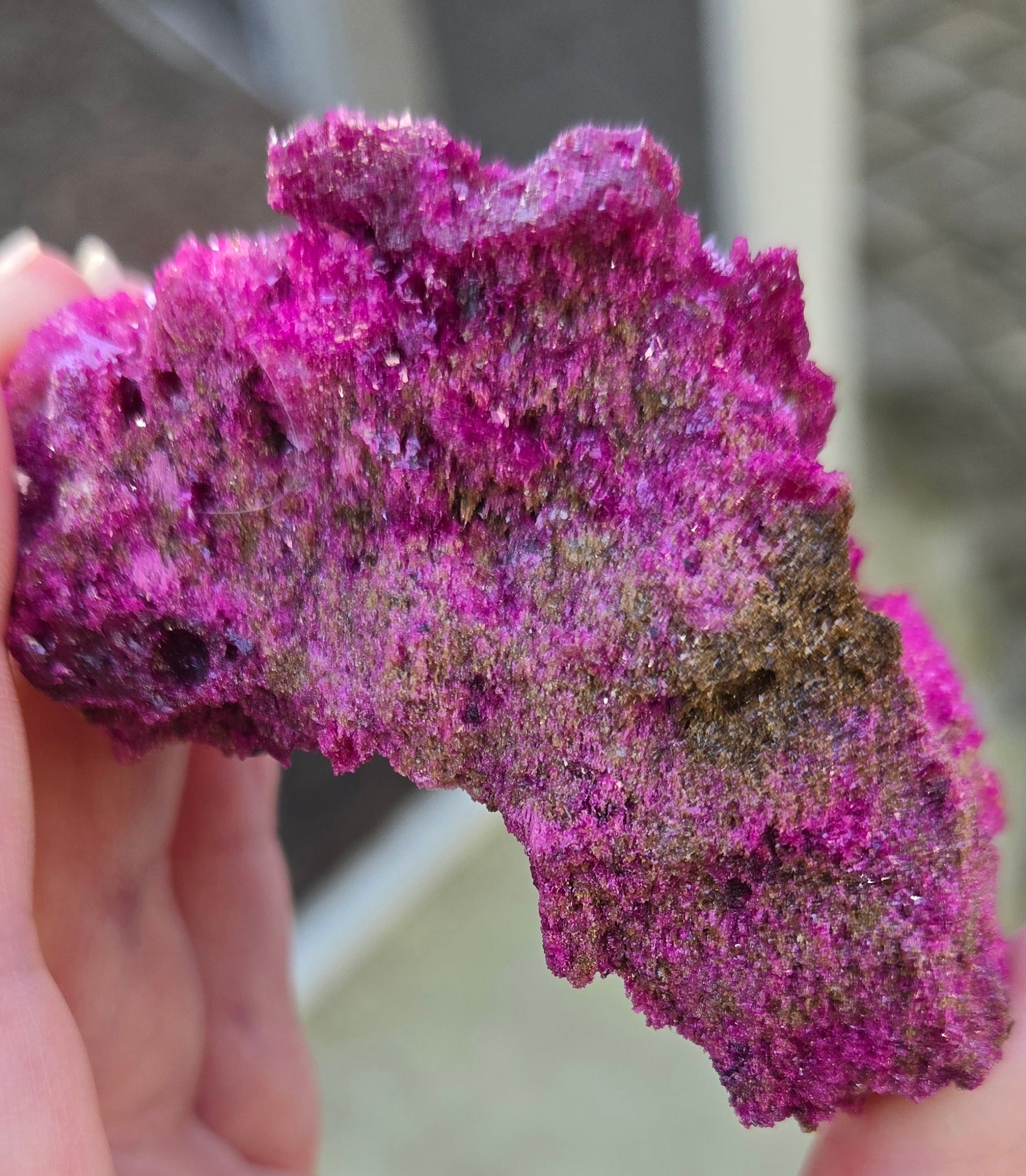 RUBY WITH EPIDOTE CLUSTER