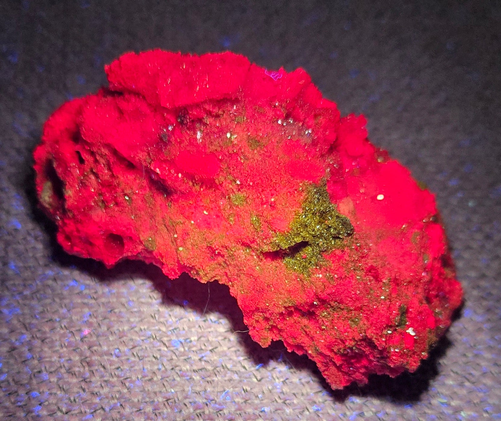 RUBY WITH EPIDOTE CLUSTER