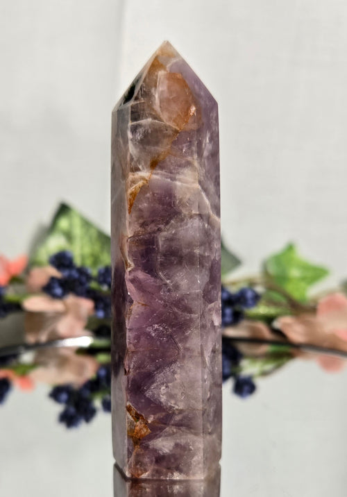 Amethyst & Malachite Tower (UV Reactive)