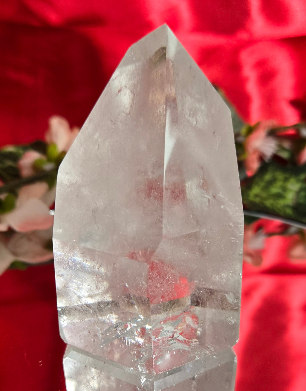 Lemurian Clear Quartz Tower