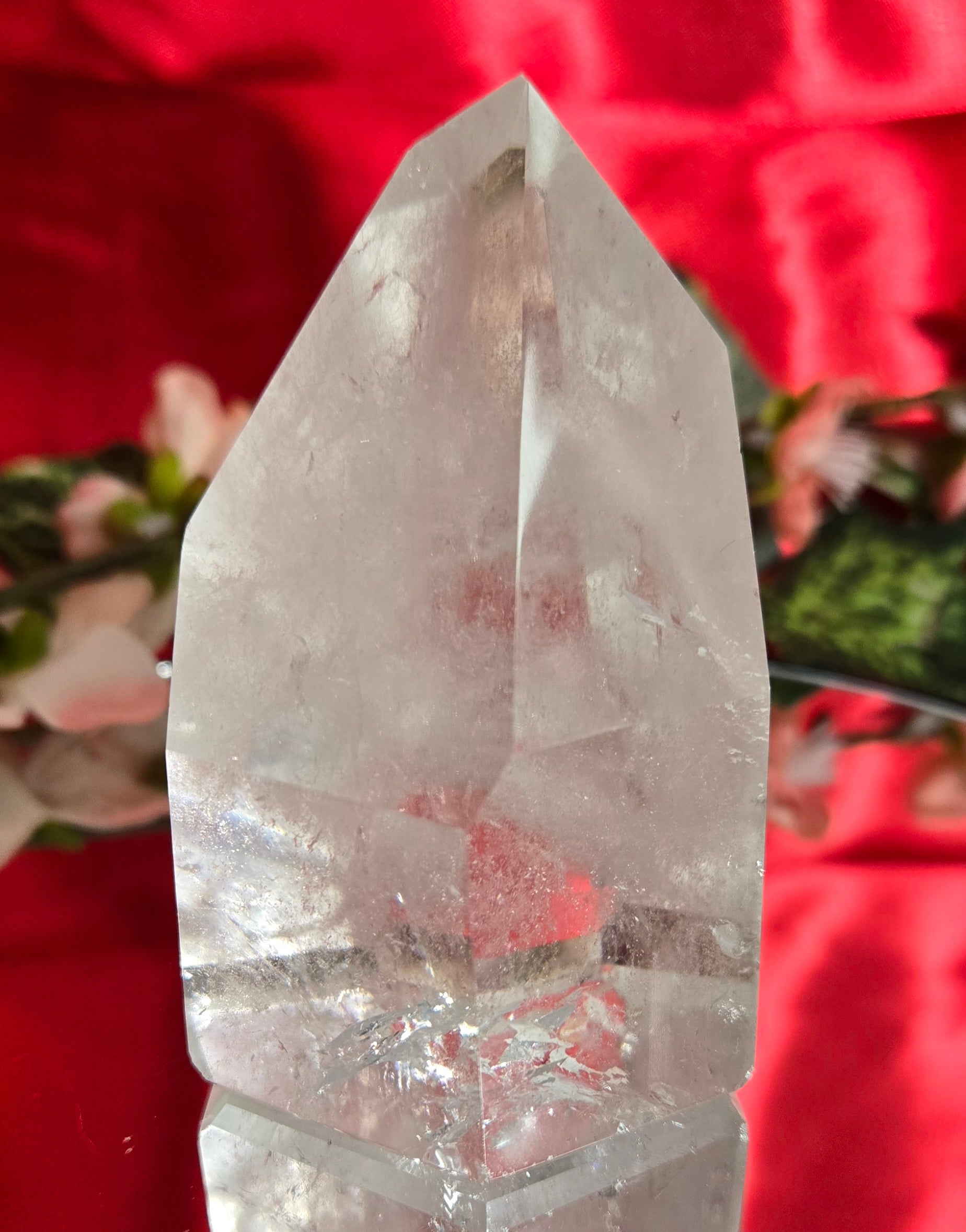 Lemurian Clear Quartz Tower