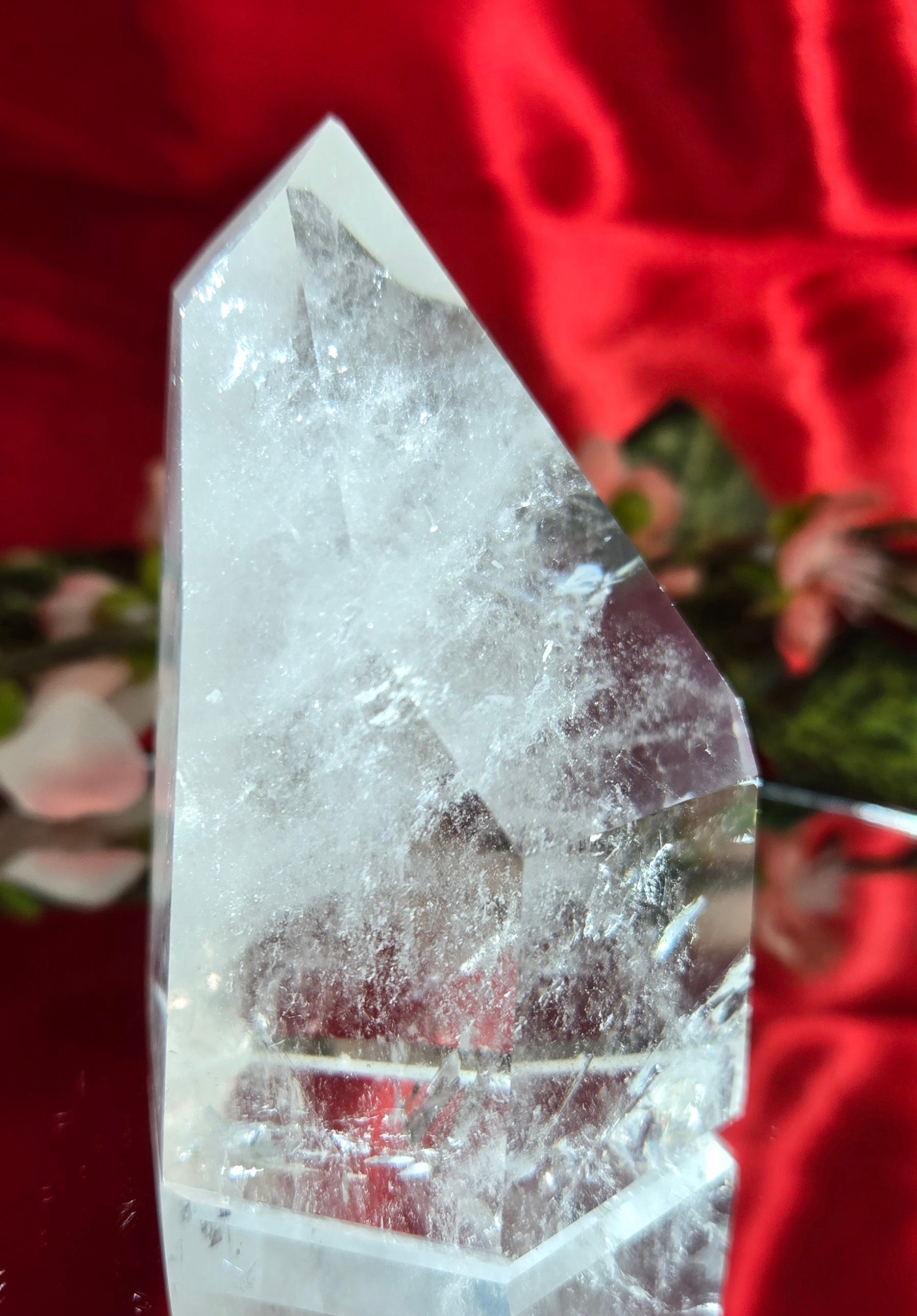 Lemurian Clear Quartz Tower
