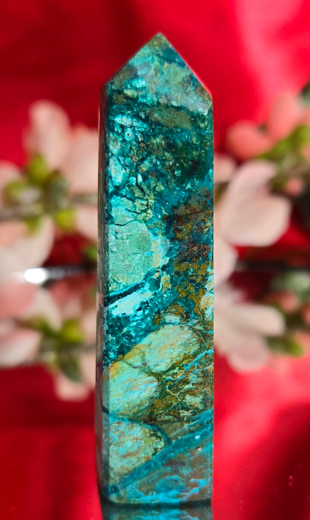 Azurite & Malachite Tower