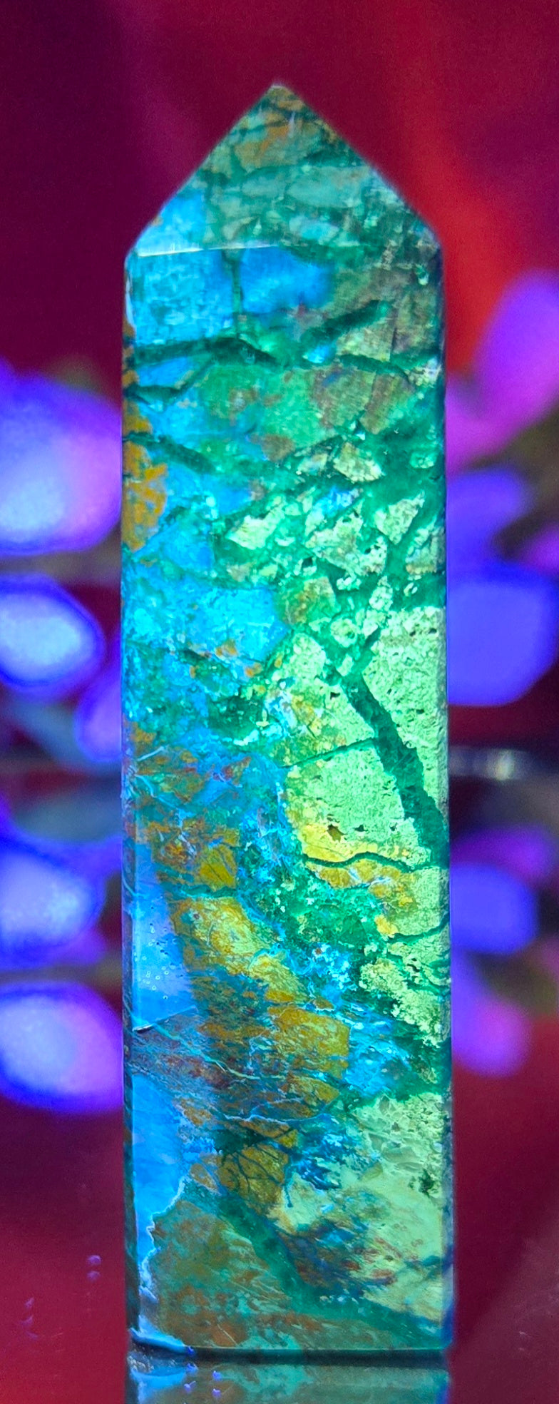Azurite & Malachite Tower