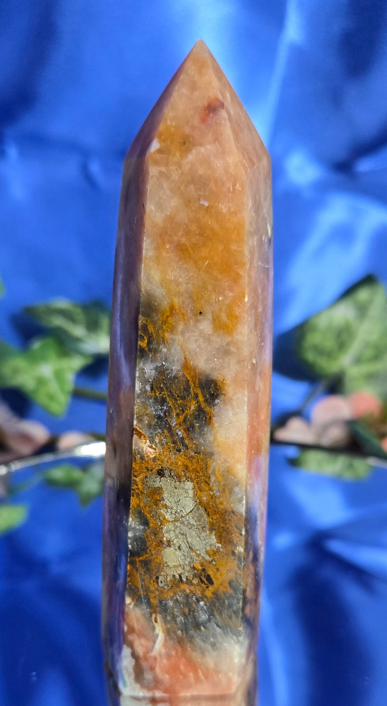 Golden Healer with Pyrite