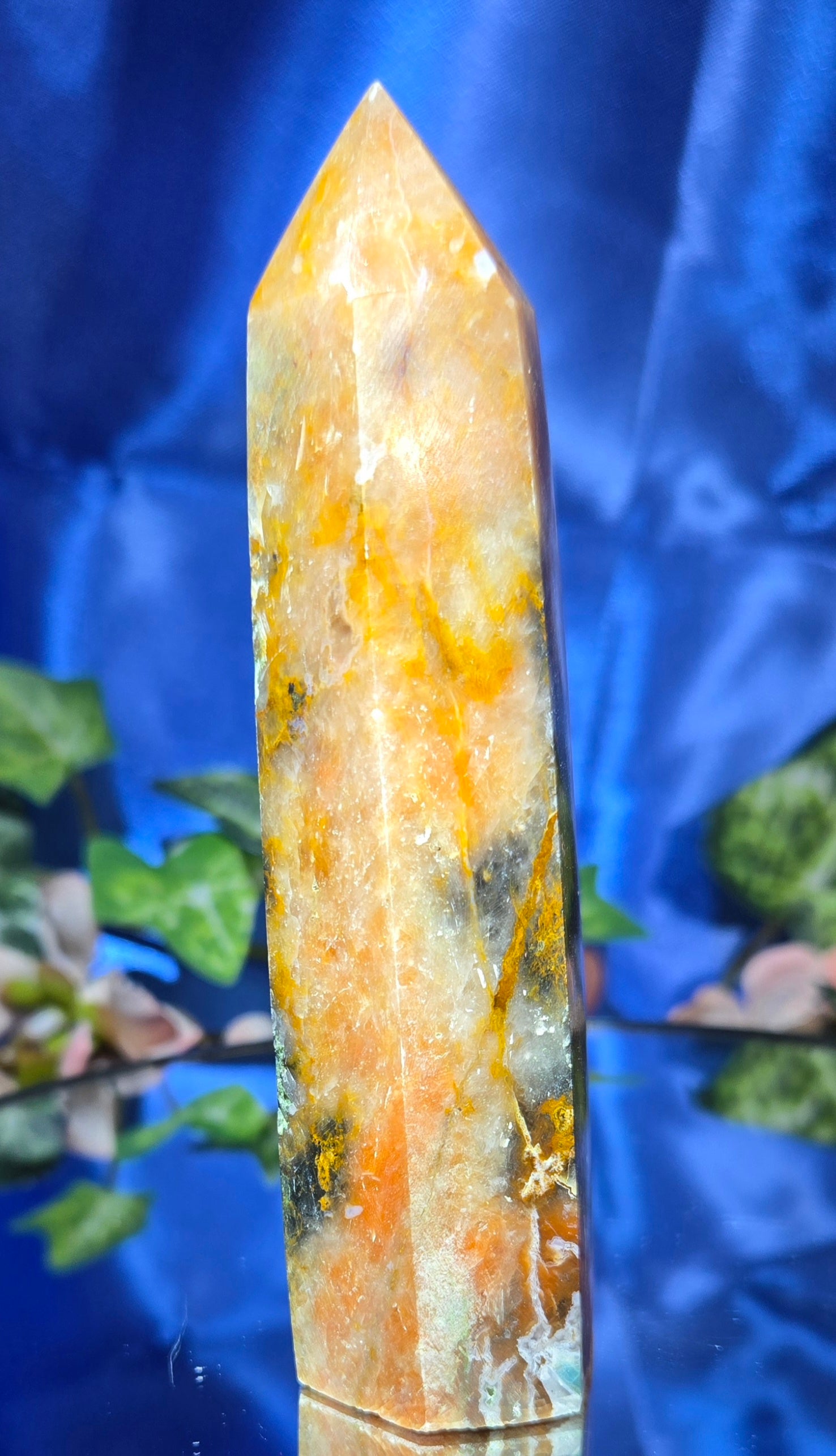 Golden Healer with Pyrite