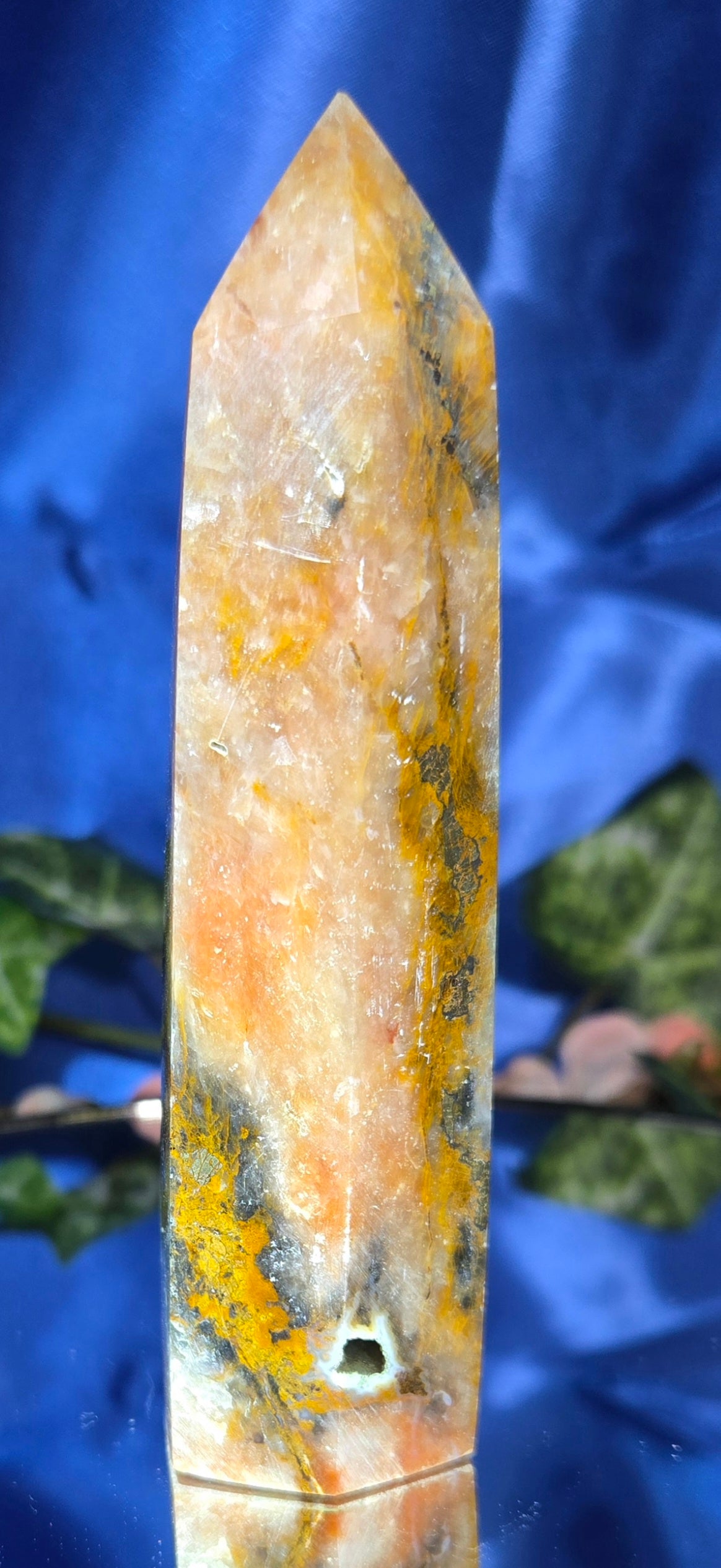 Golden Healer with Pyrite