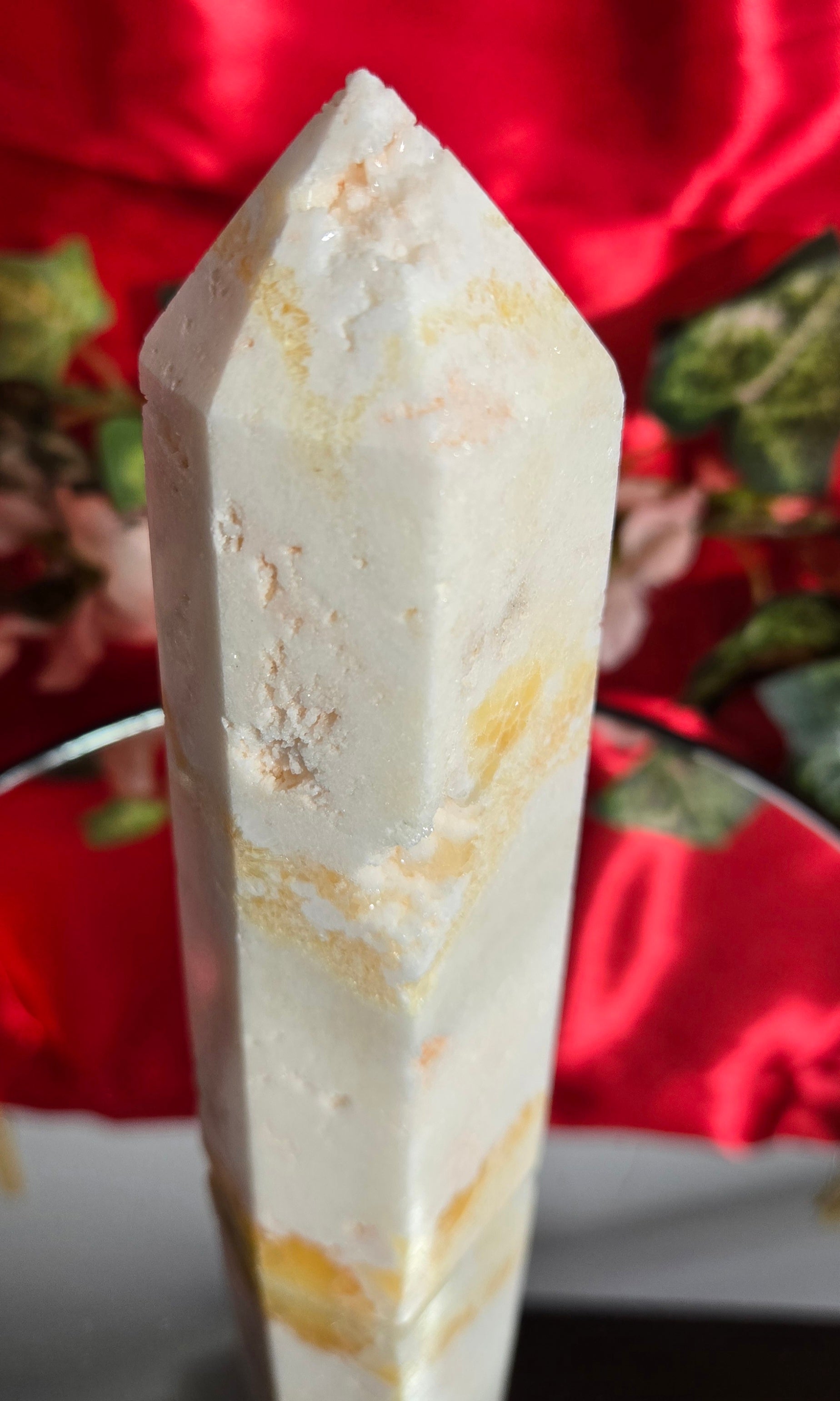 Orange Calcite Tower