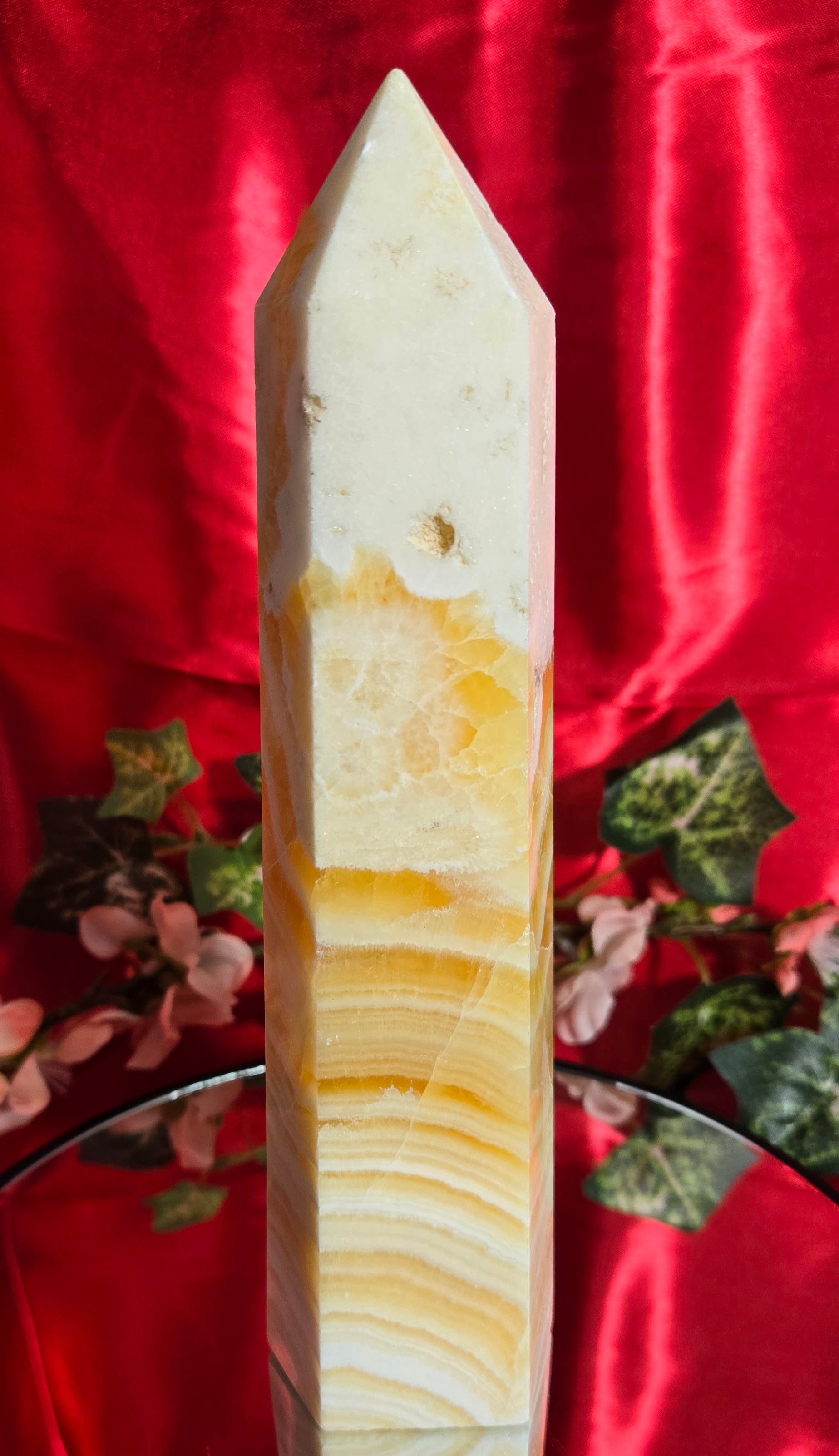 Orange Calcite Tower
