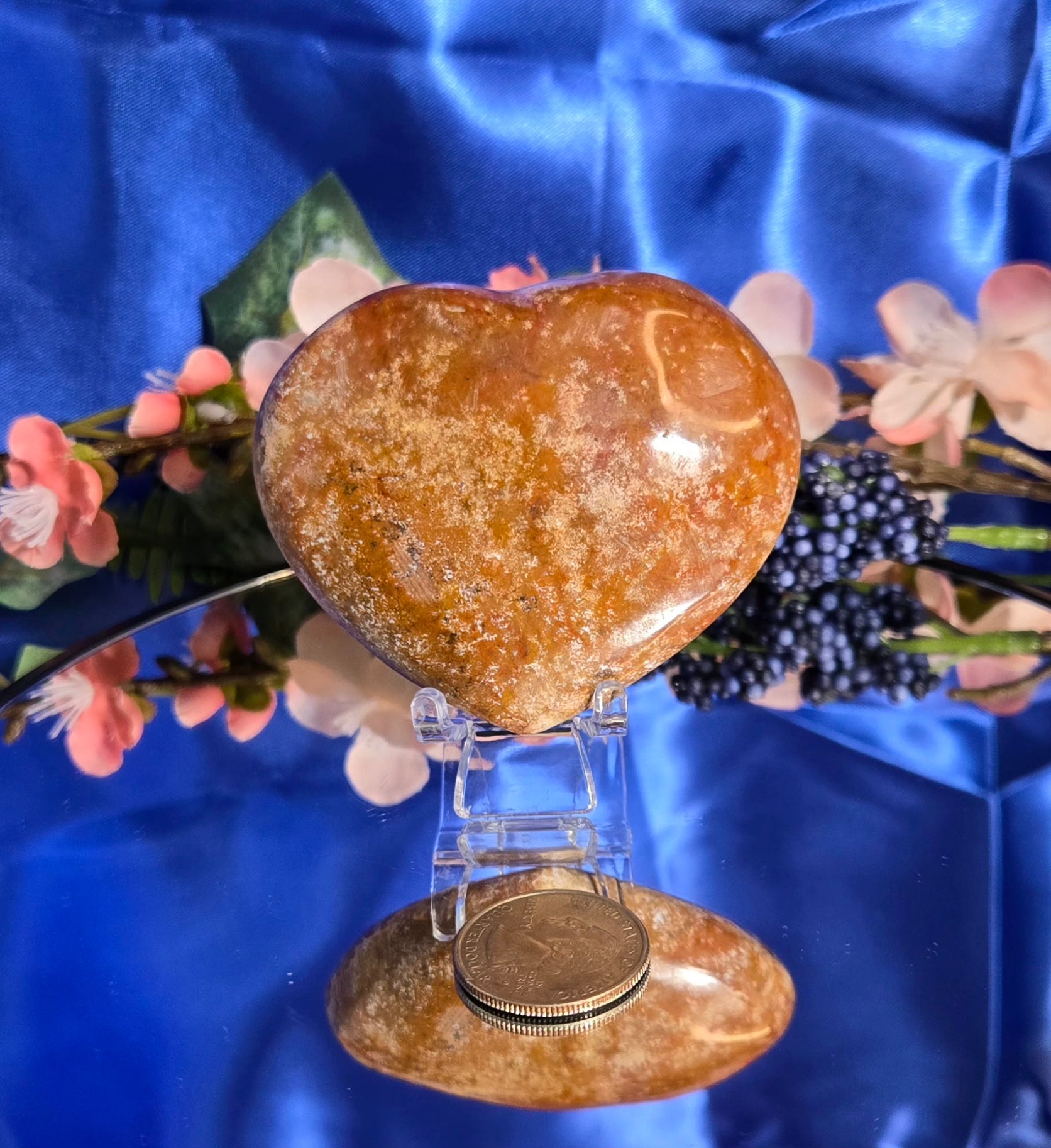 ORBICULAR JASPER HEART