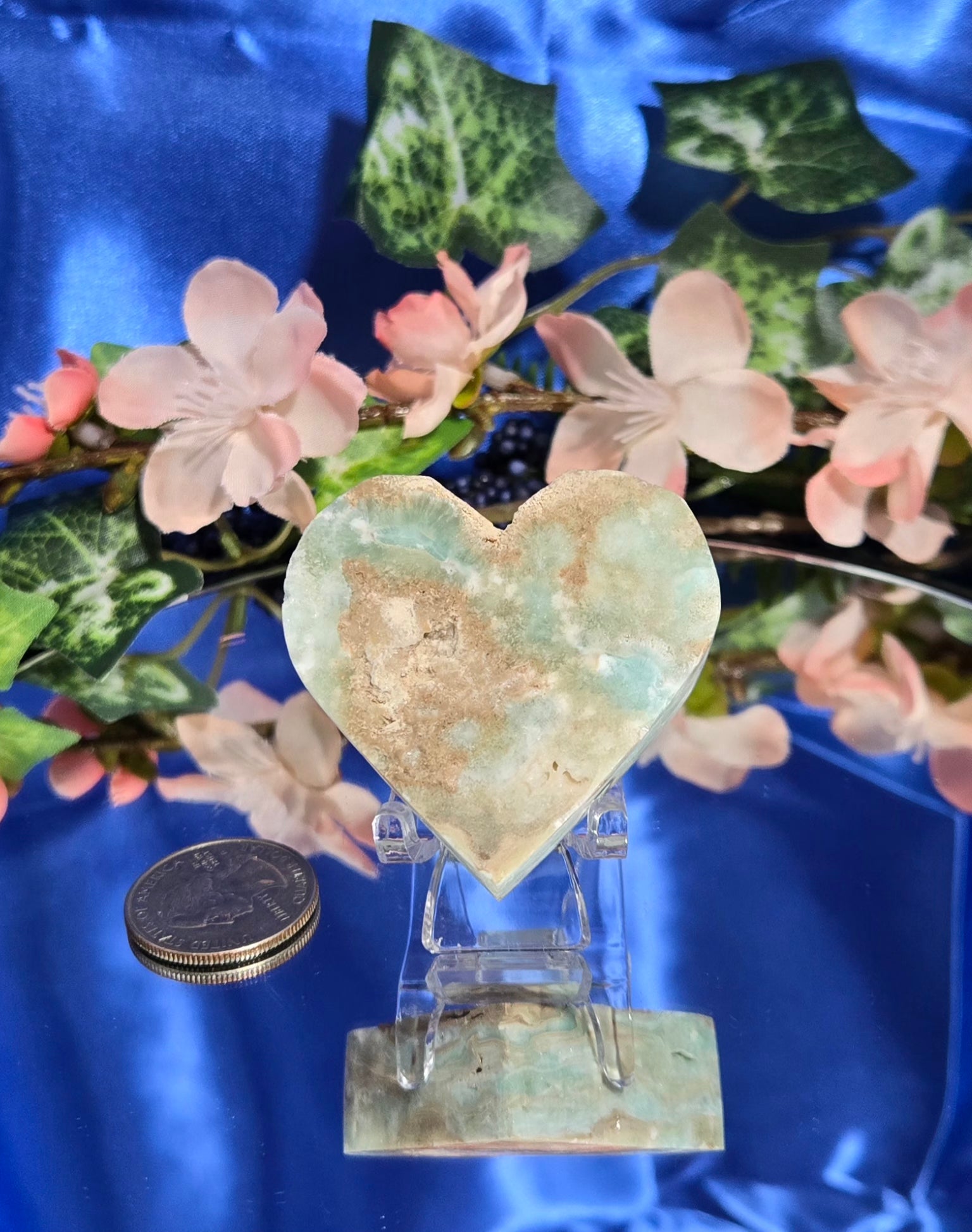 CARIBBEAN CALCITE HEART