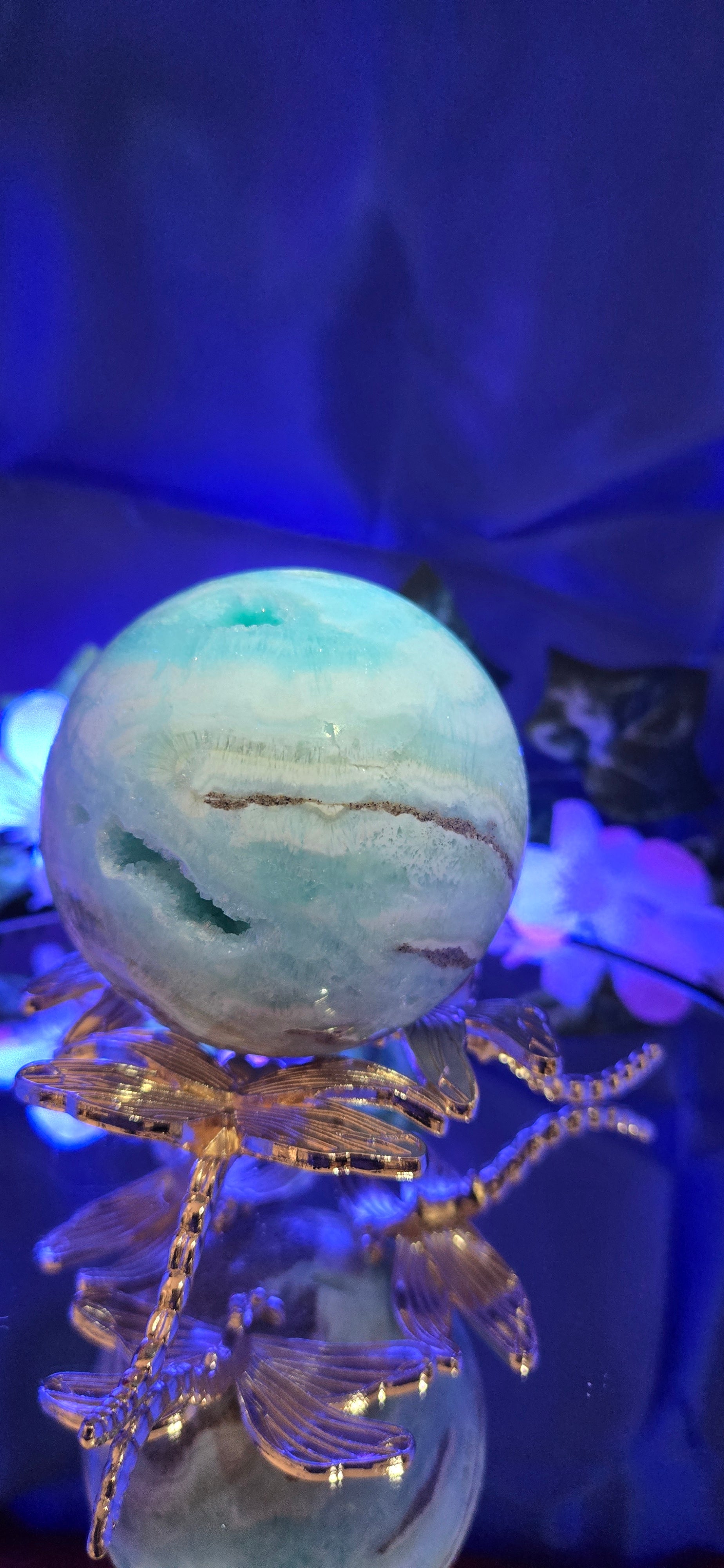 CARIBEAN CALCITE SPHERE