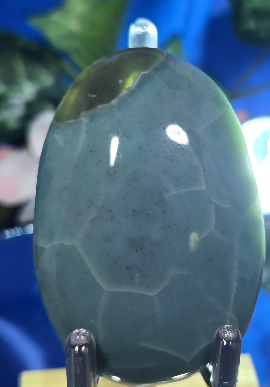 GREEN OPAL PALM STONE