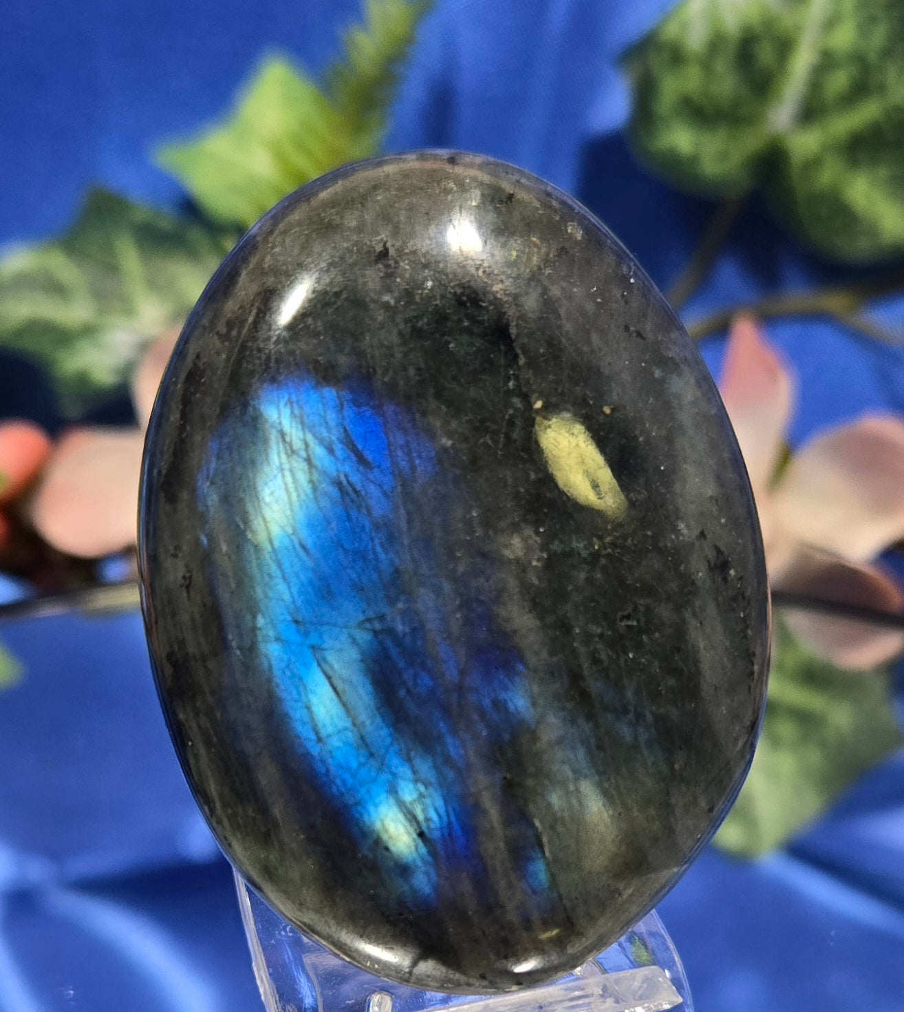 LABRADORITE PALM STONE