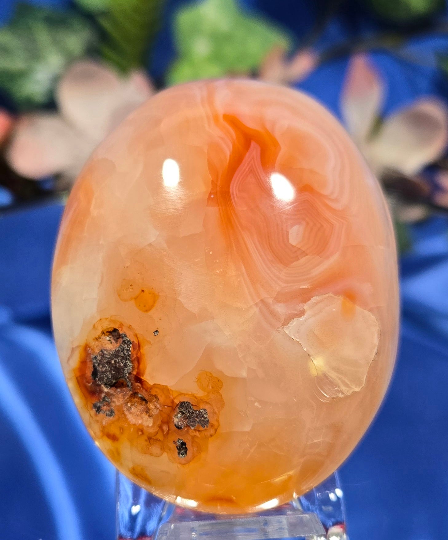 CARNELIAN PALM STONE