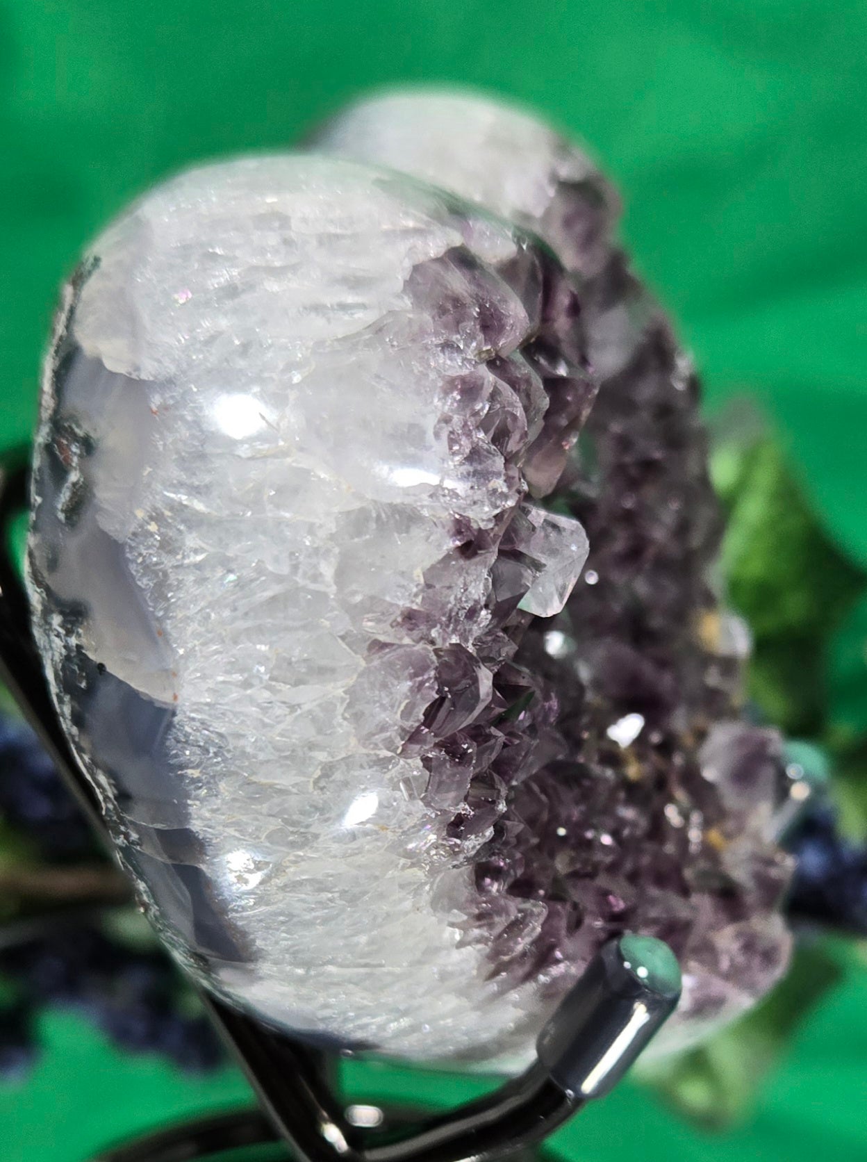 AMETHYST HEART CLUSTER