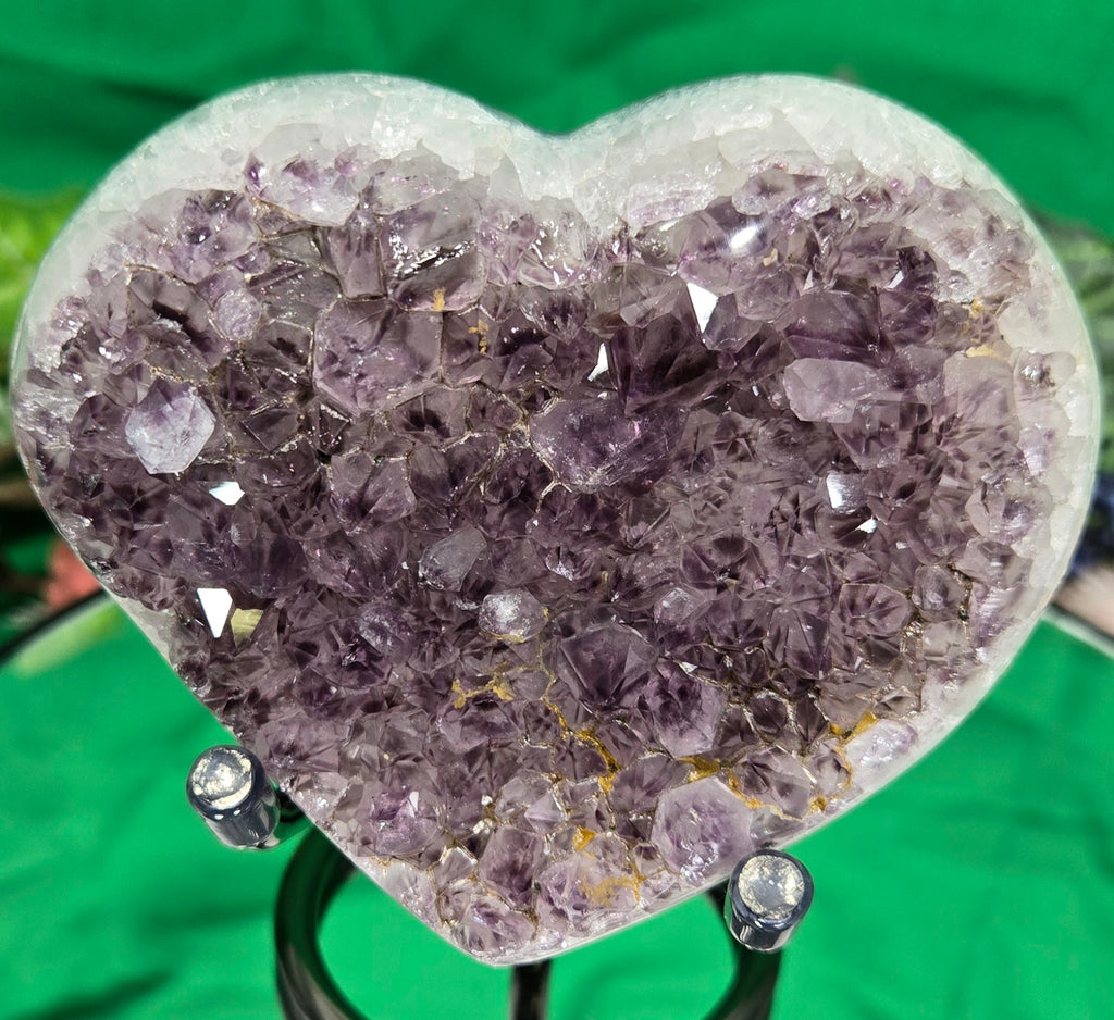 AMETHYST HEART CLUSTER