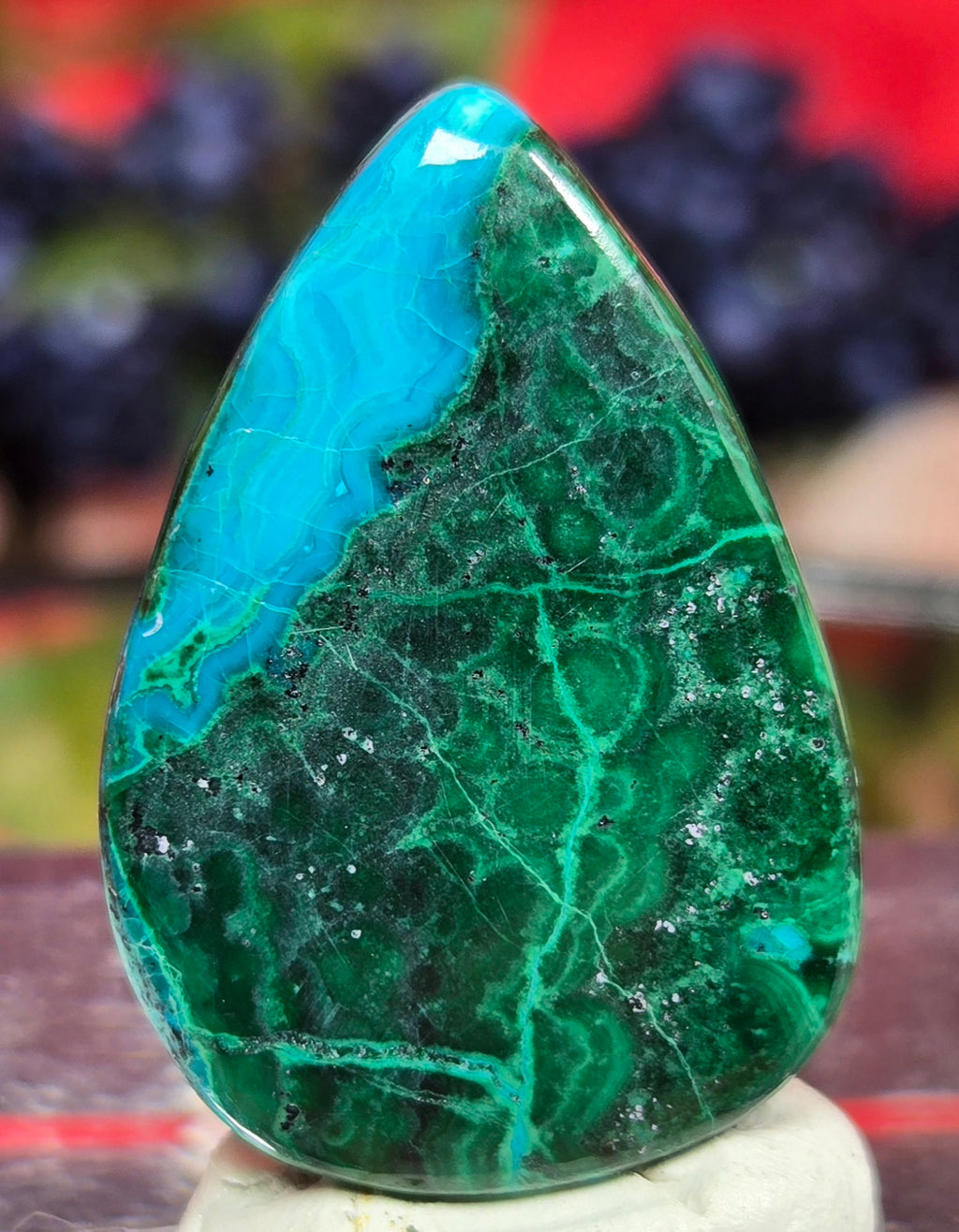 MALACHITE CHRYSACOLLA CABOCHON
