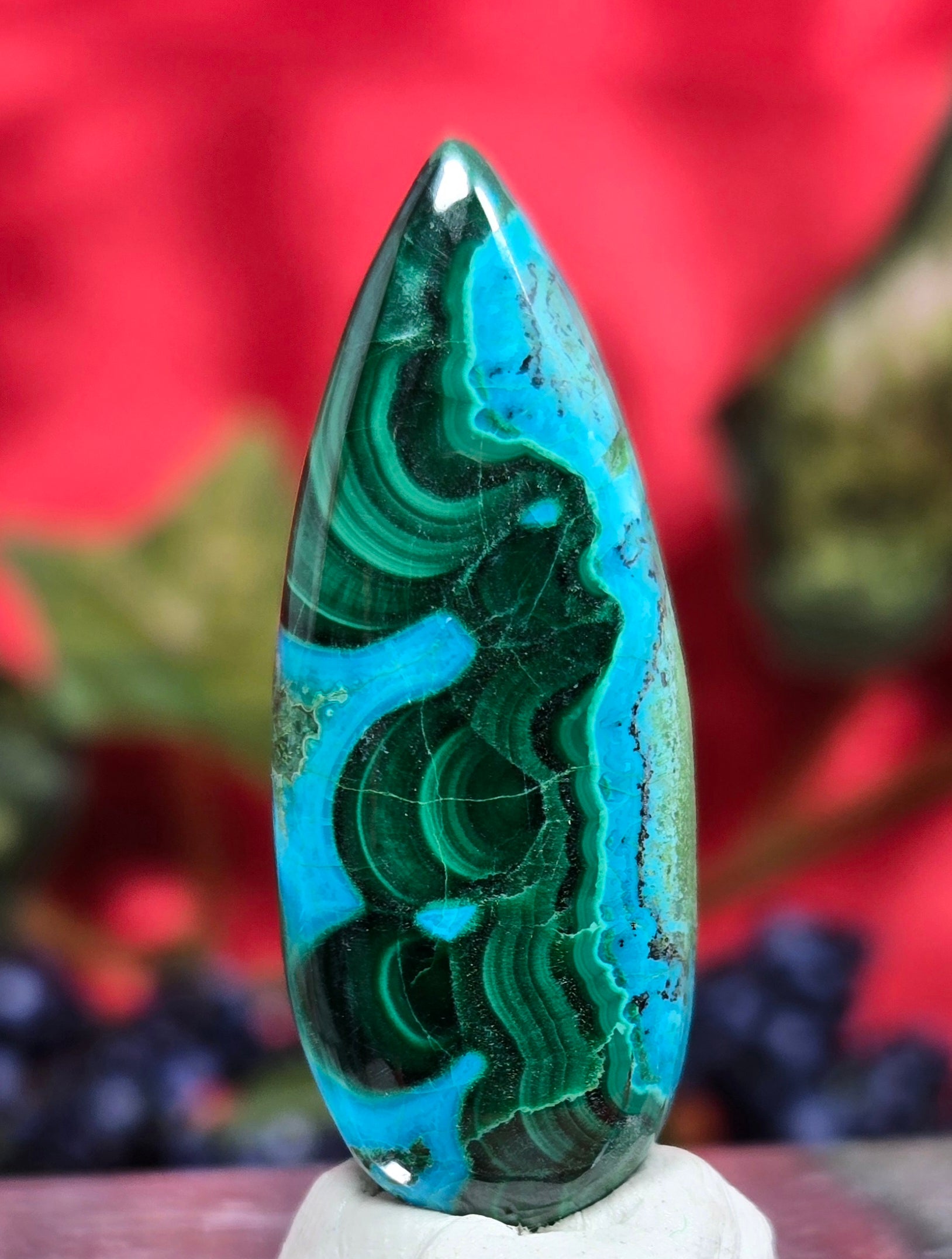 MALACHITE CHRYSACOLLA CABOCHON