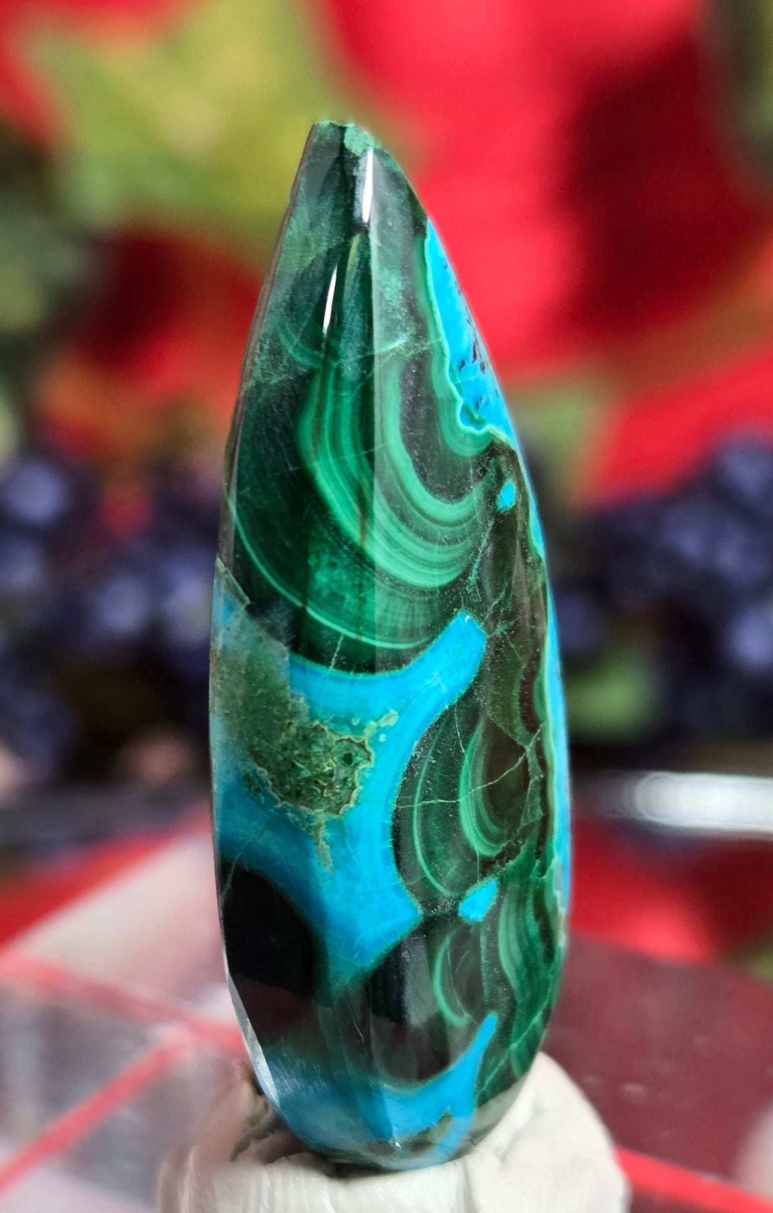 MALACHITE CHRYSACOLLA CABOCHON