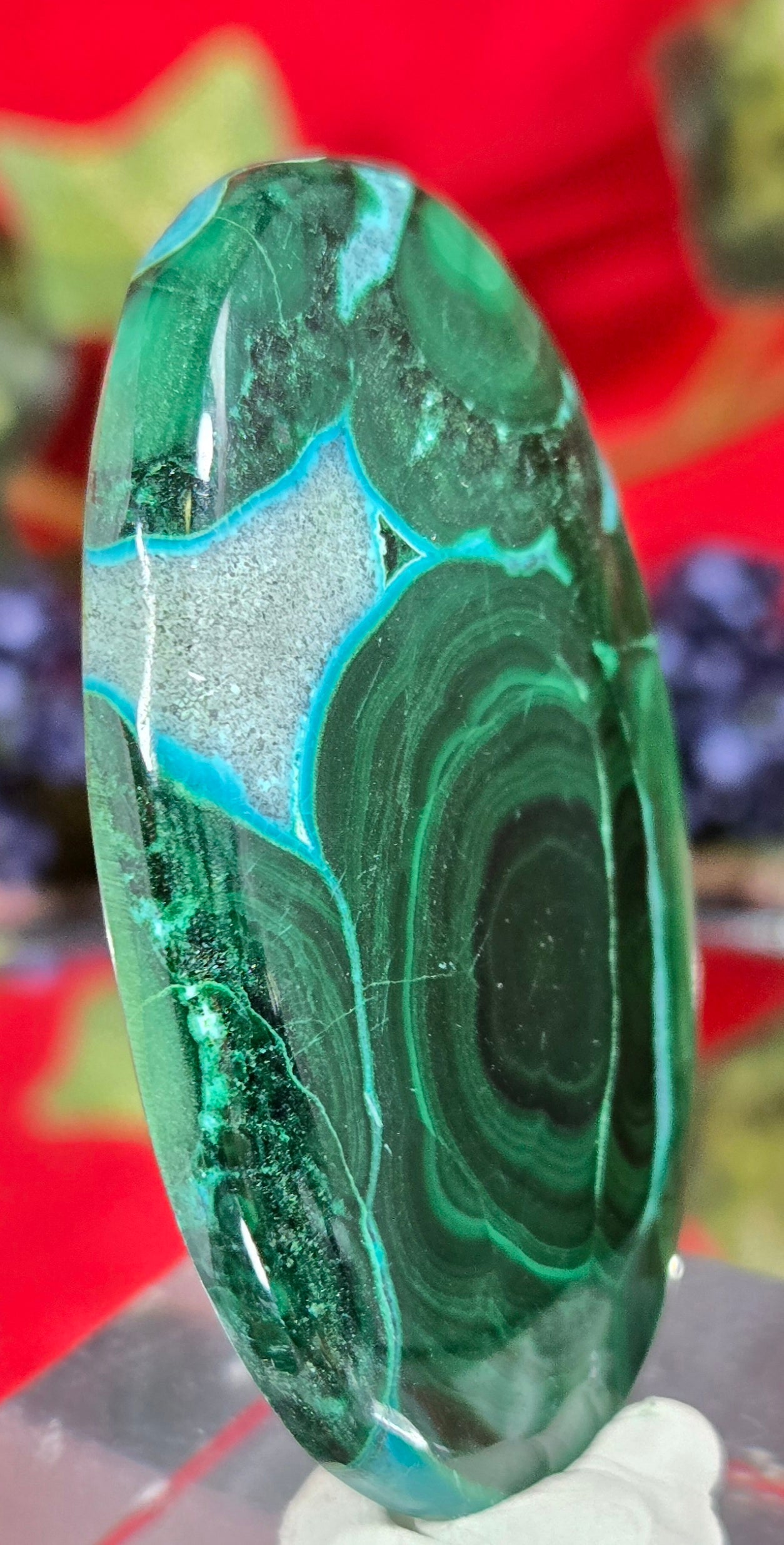 MALACHITE CHRYSACOLLA CABOCHON