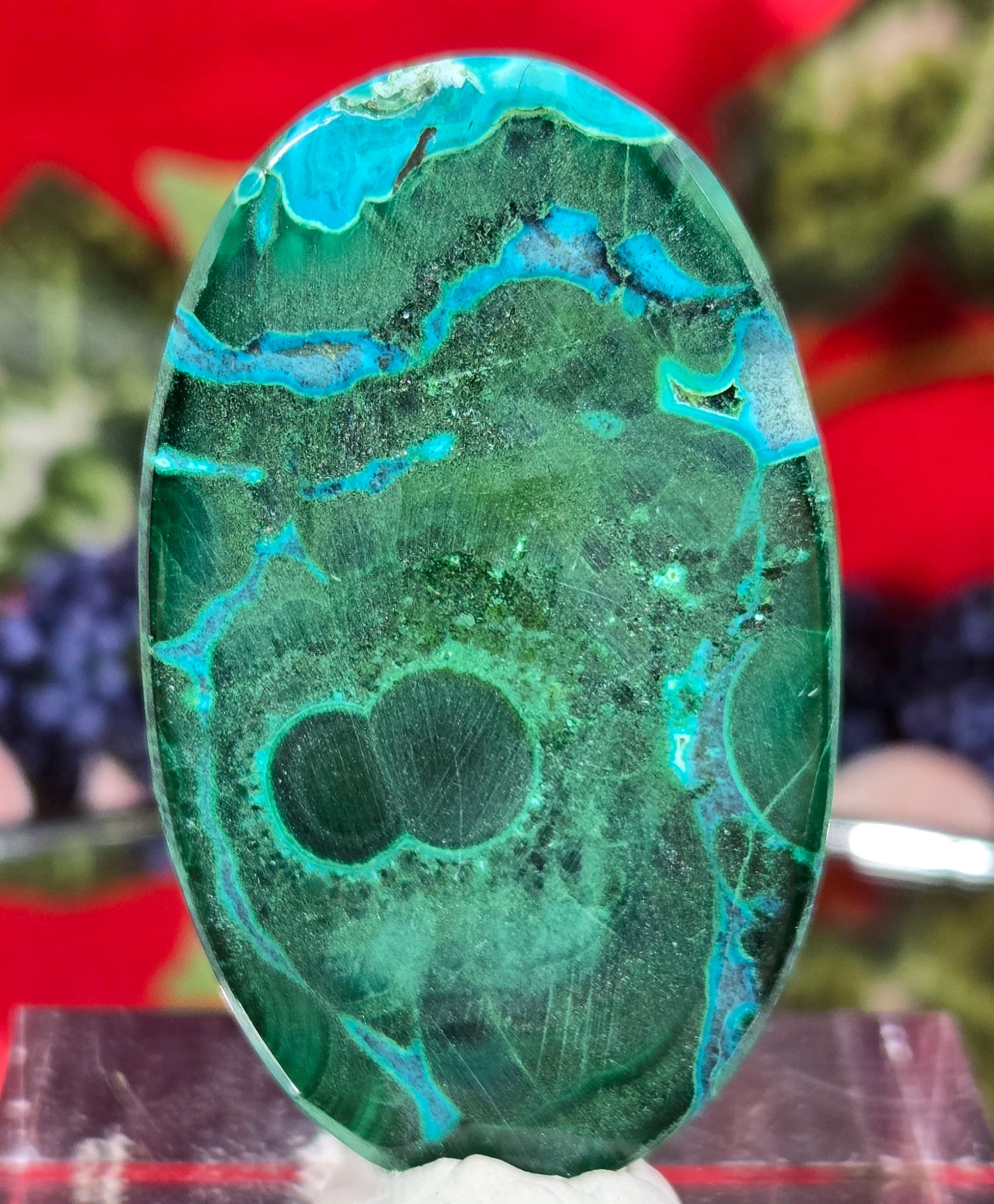 MALACHITE CHRYSACOLLA CABOCHON
