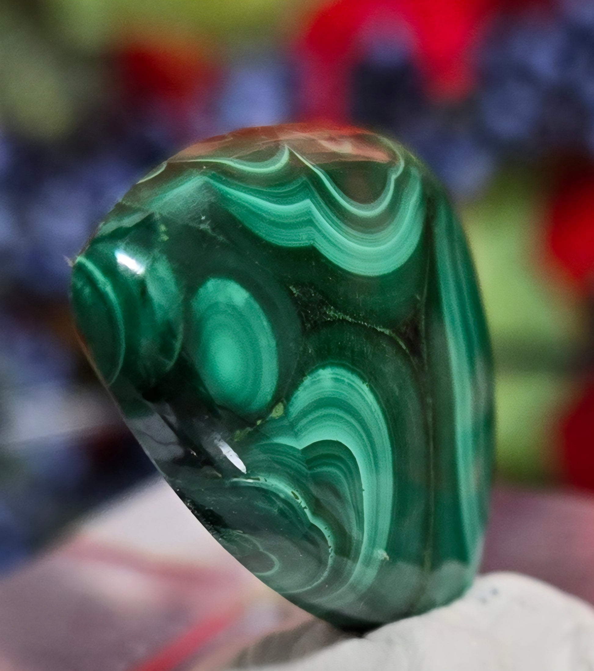 MALACHOITE CABOCHON