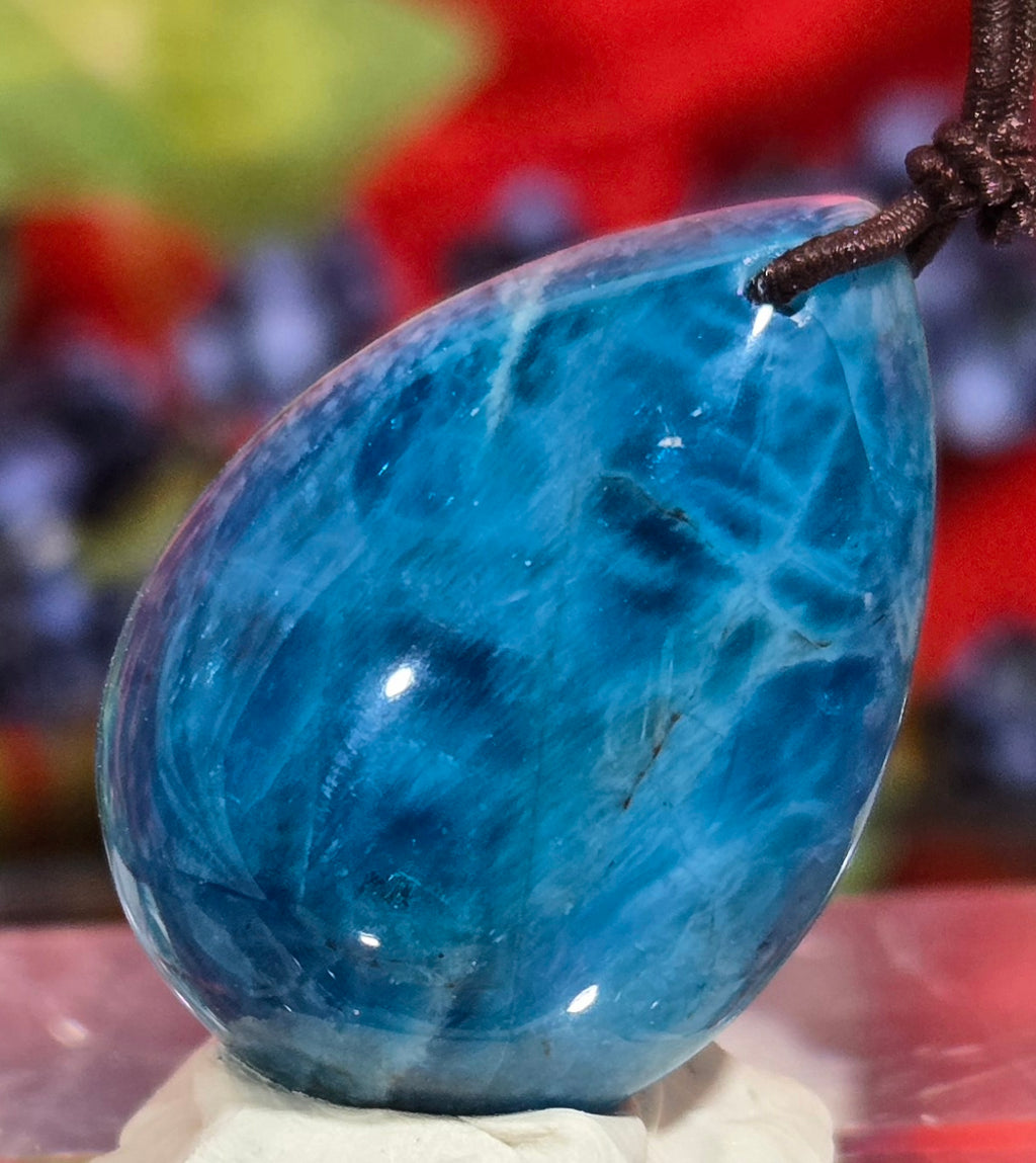 BLUE APATITE CABOCHON