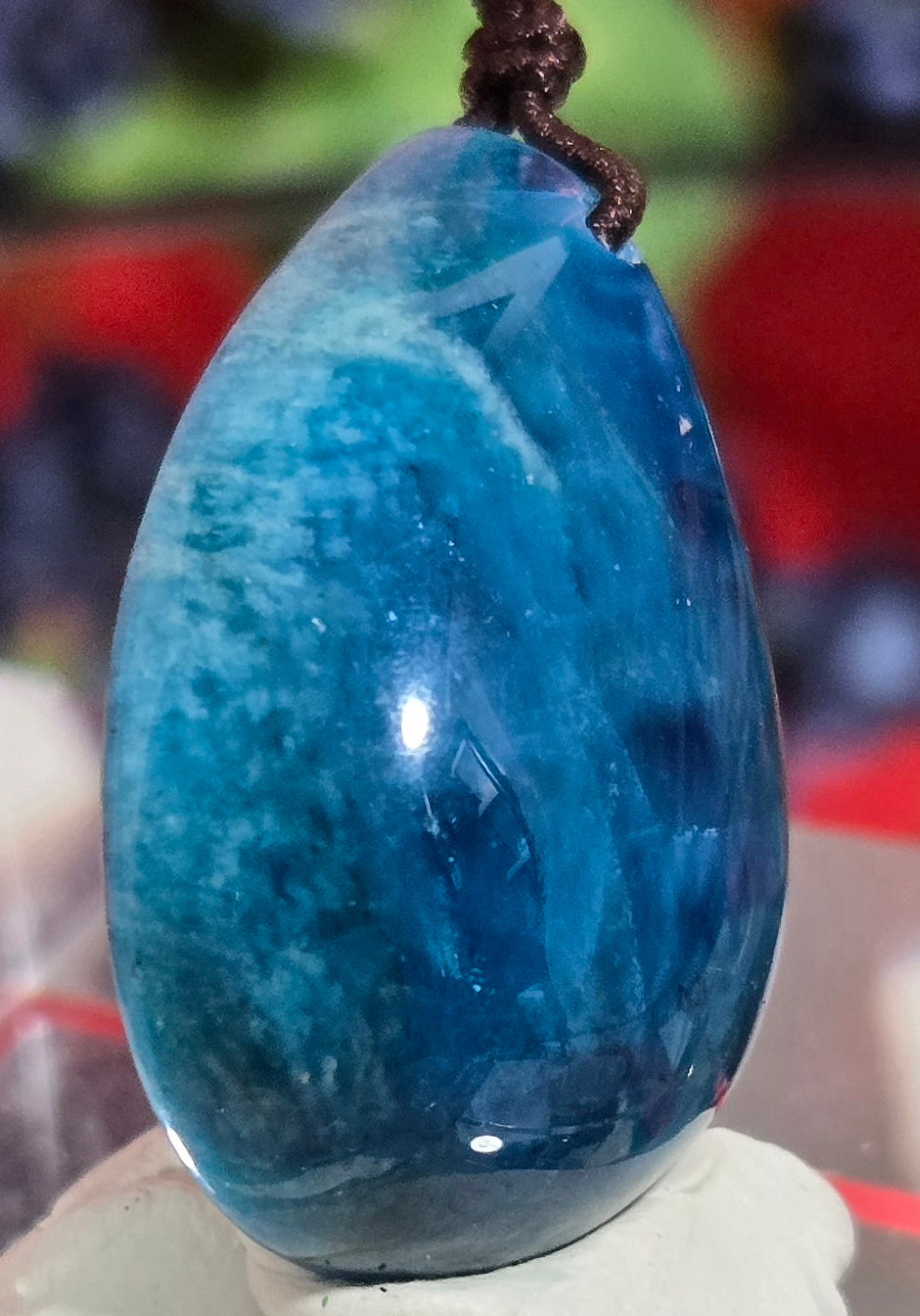 BLUE APATITE CABOCHON