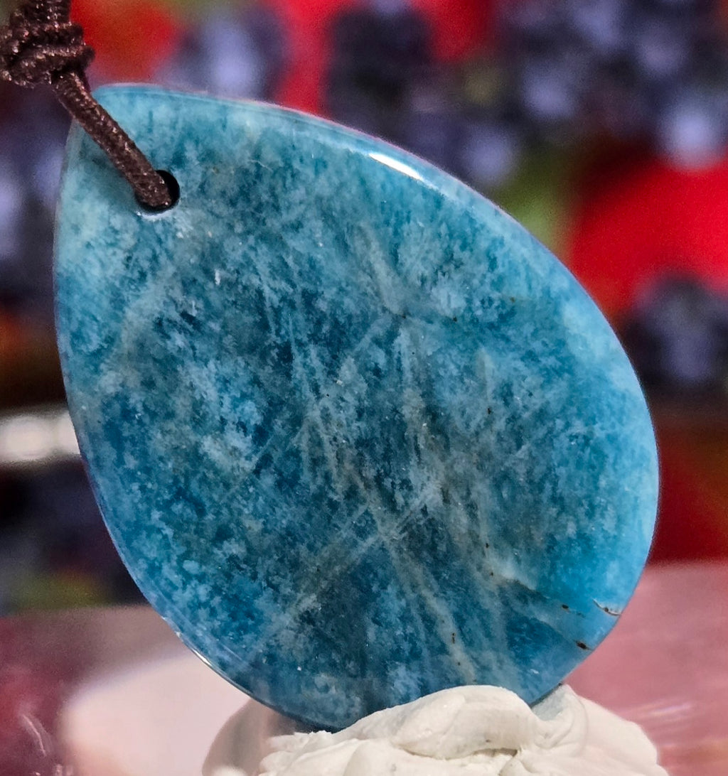 BLUE APATITE CABOCHON