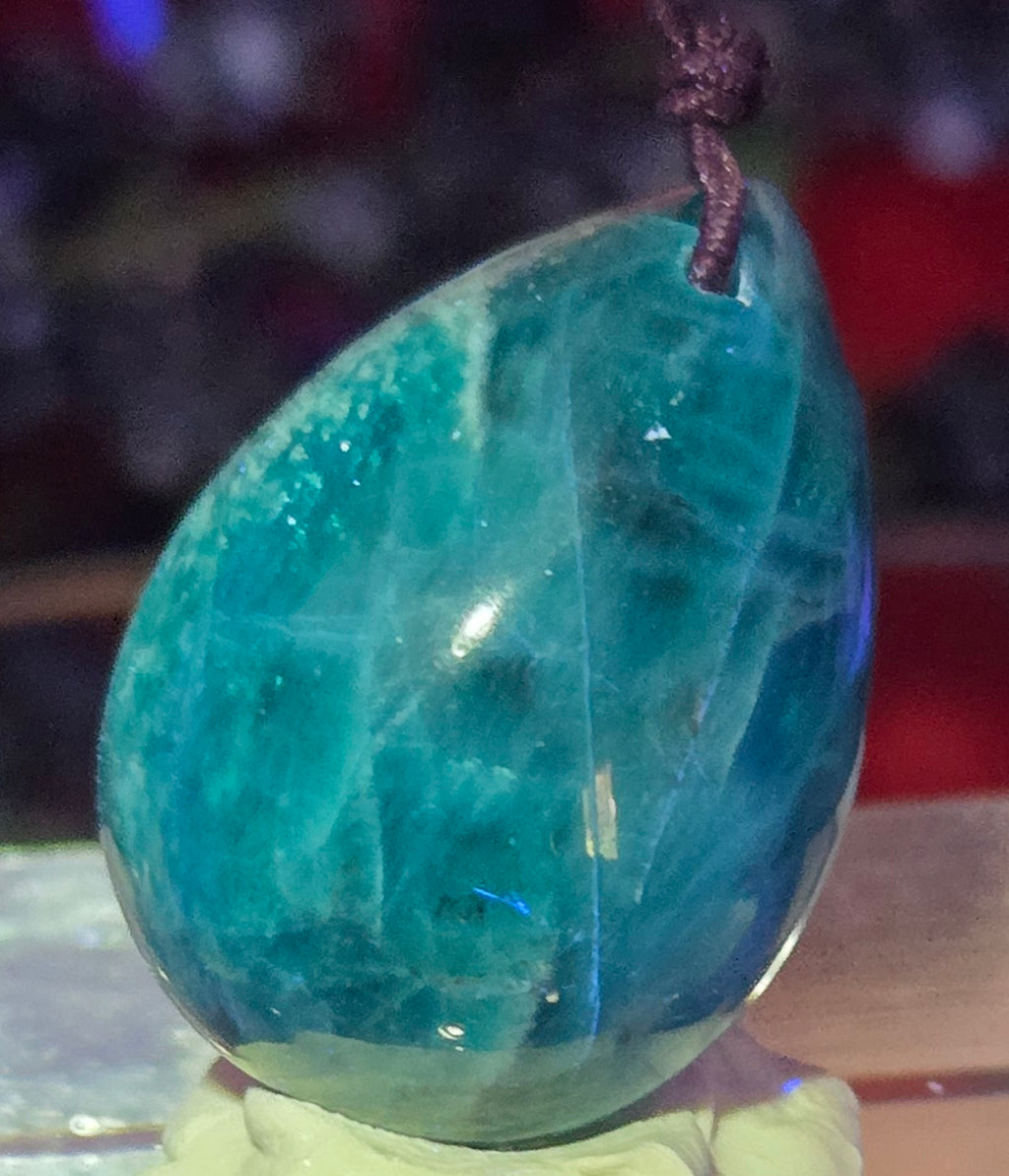 BLUE APATITE CABOCHON