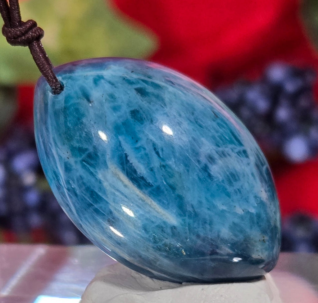 BLUE APATITE CABOCHON