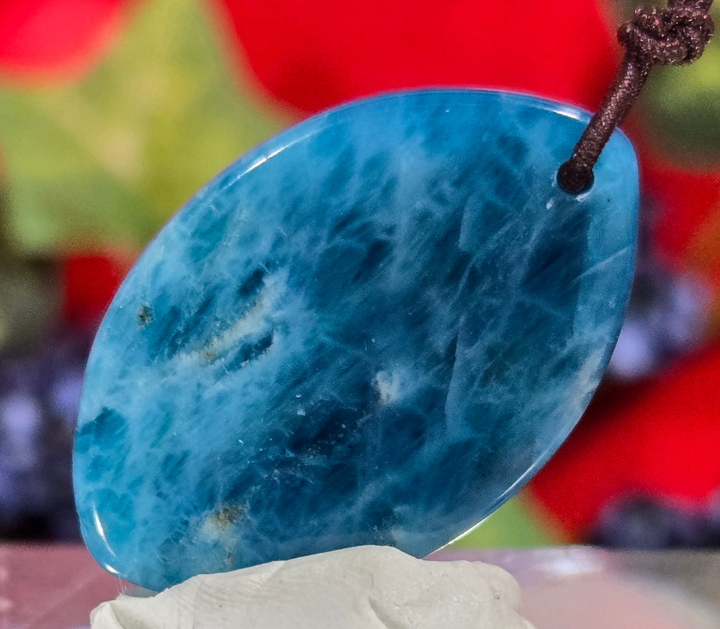BLUE APATITE CABOCHON