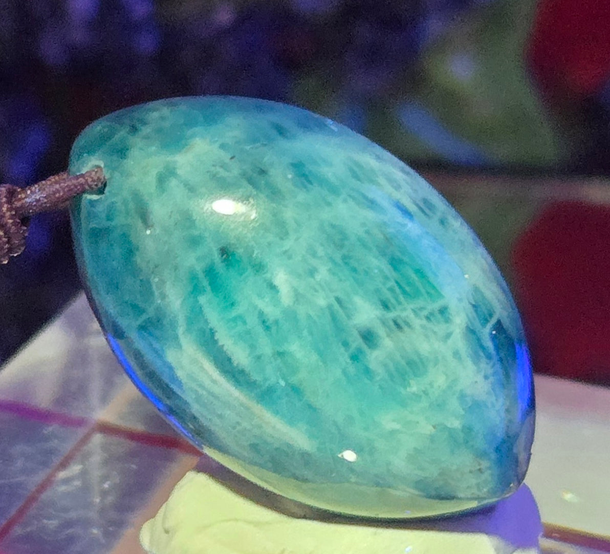 BLUE APATITE CABOCHON