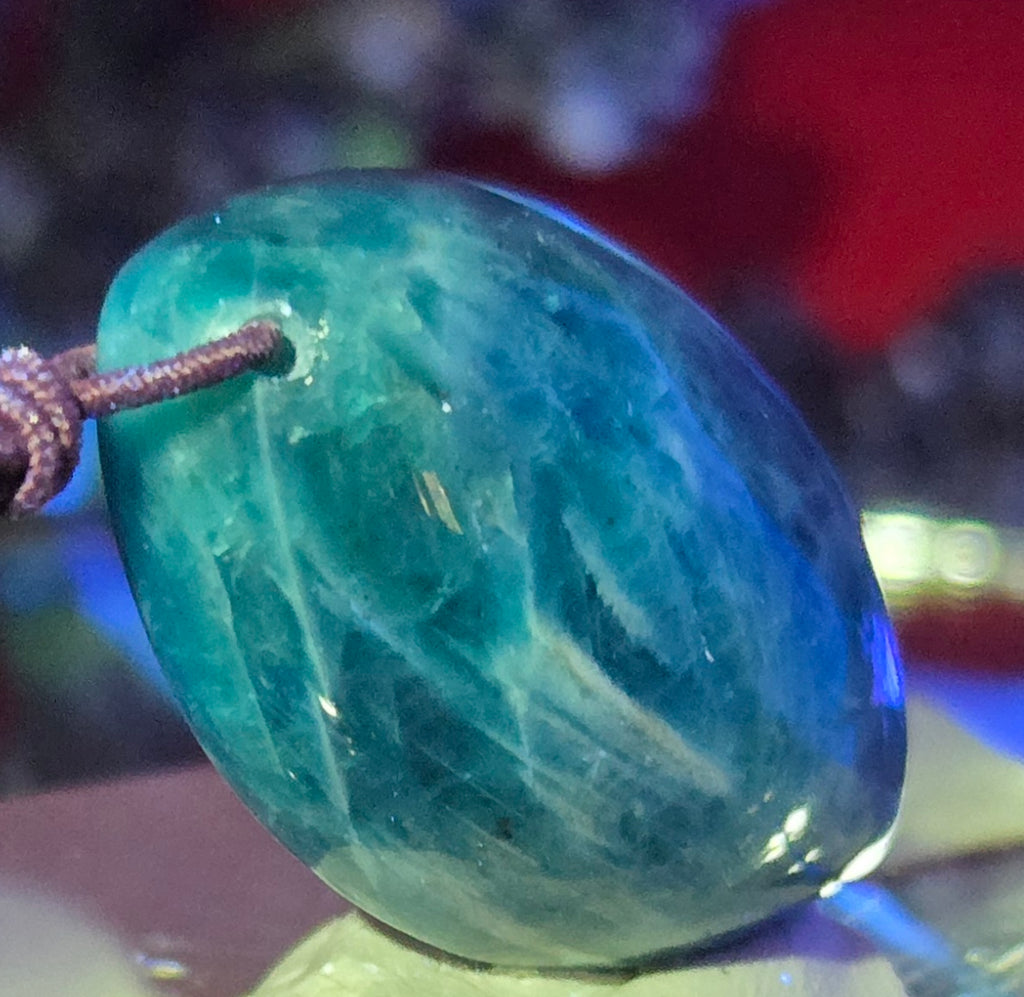 BLUE APATITE CABOCHON