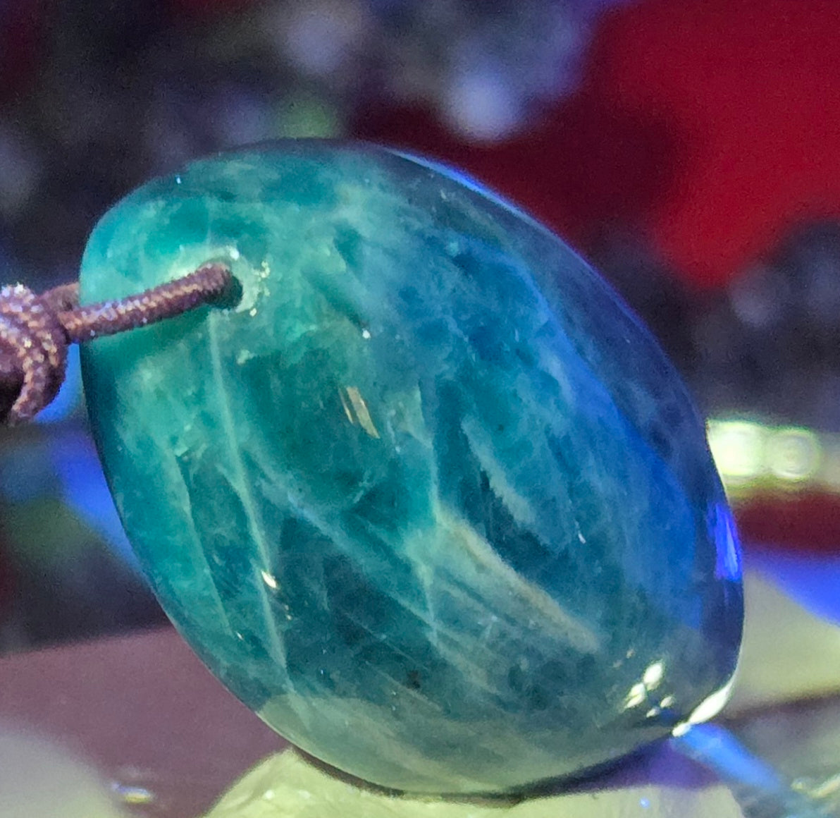 BLUE APATITE CABOCHON