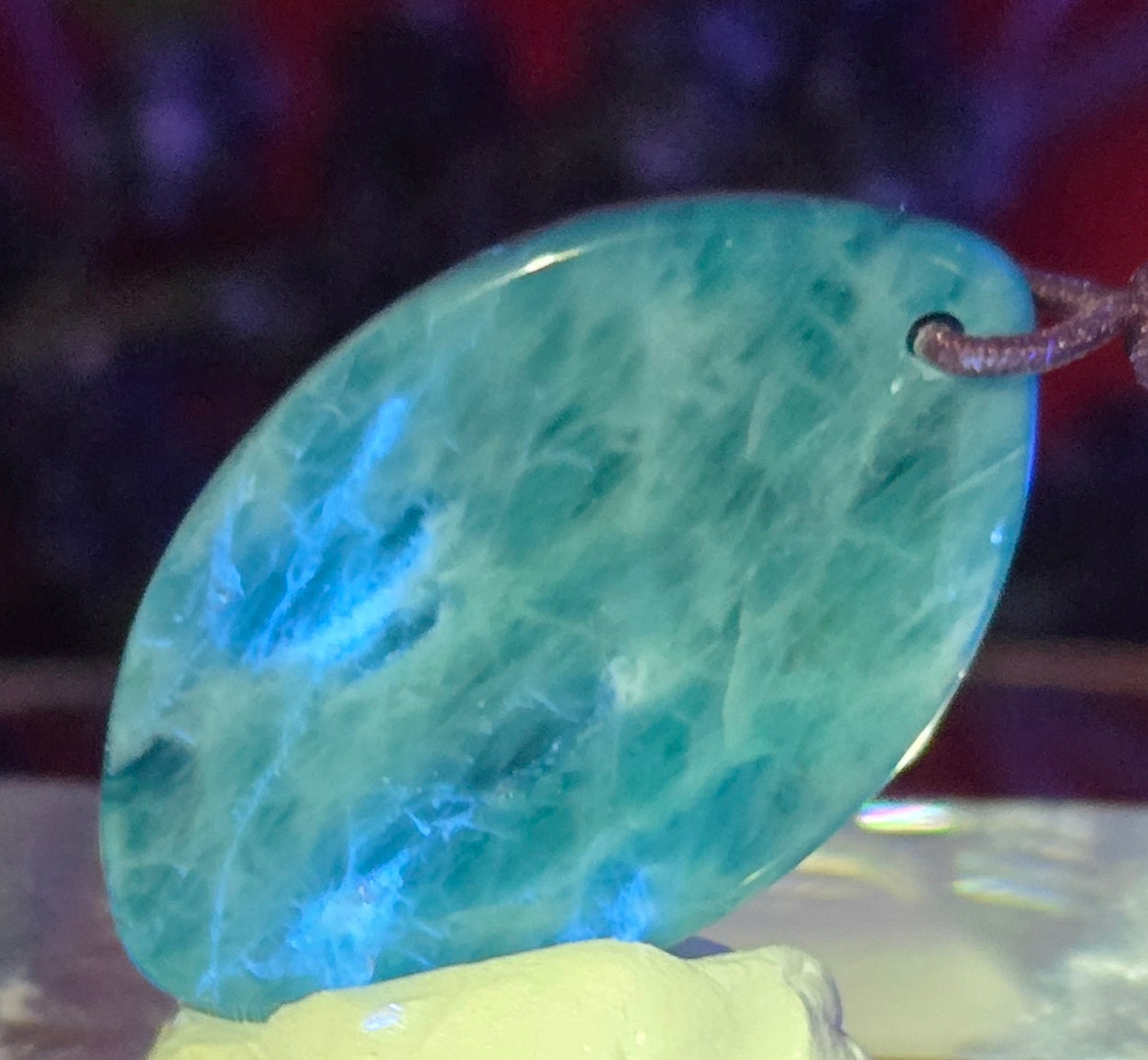 BLUE APATITE CABOCHON