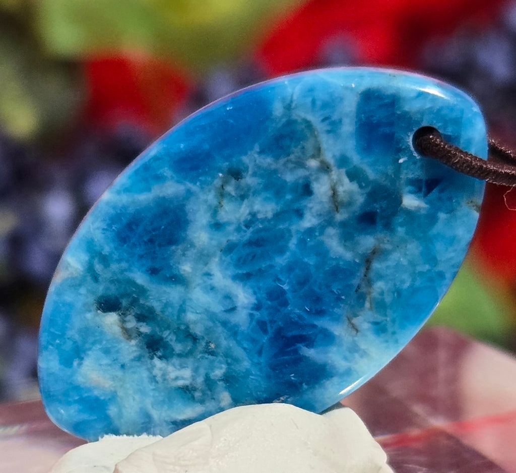 BLUE APATITE CABOCHON