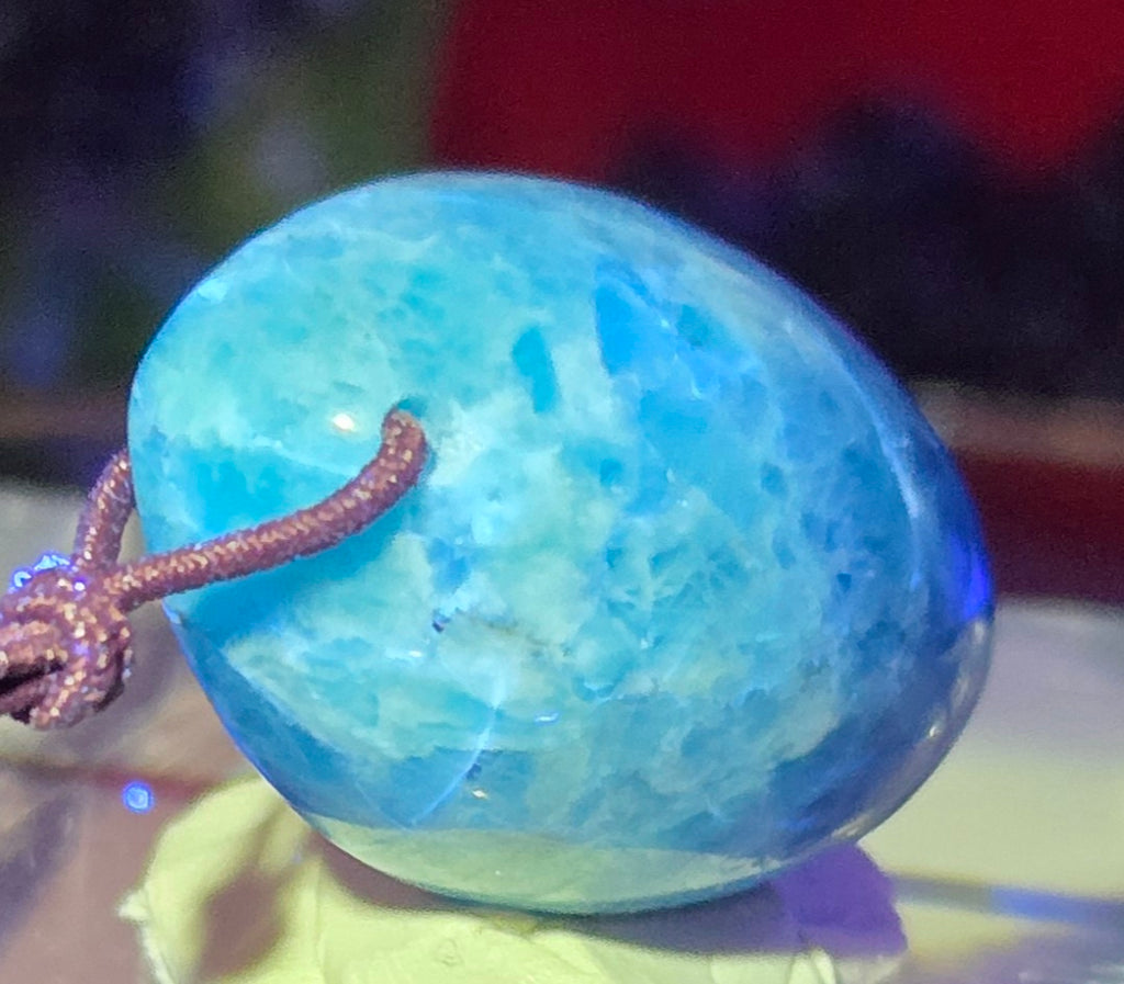 BLUE APATITE CABOCHON