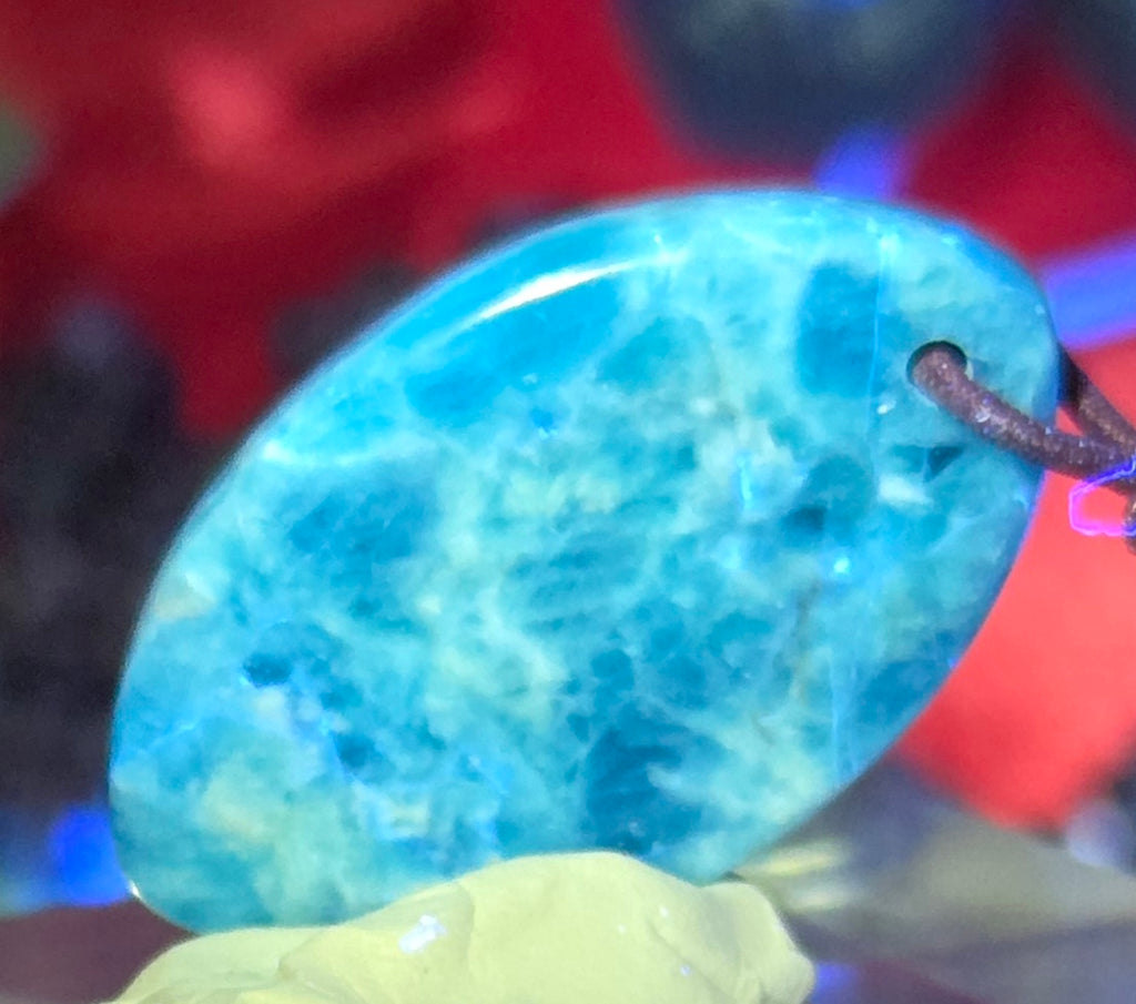 BLUE APATITE CABOCHON