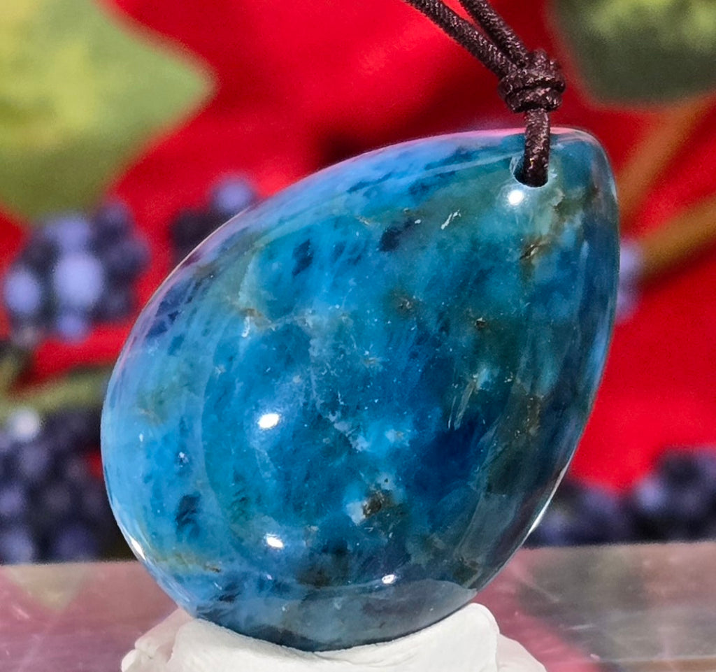 BLUE APATITE CABOCHON