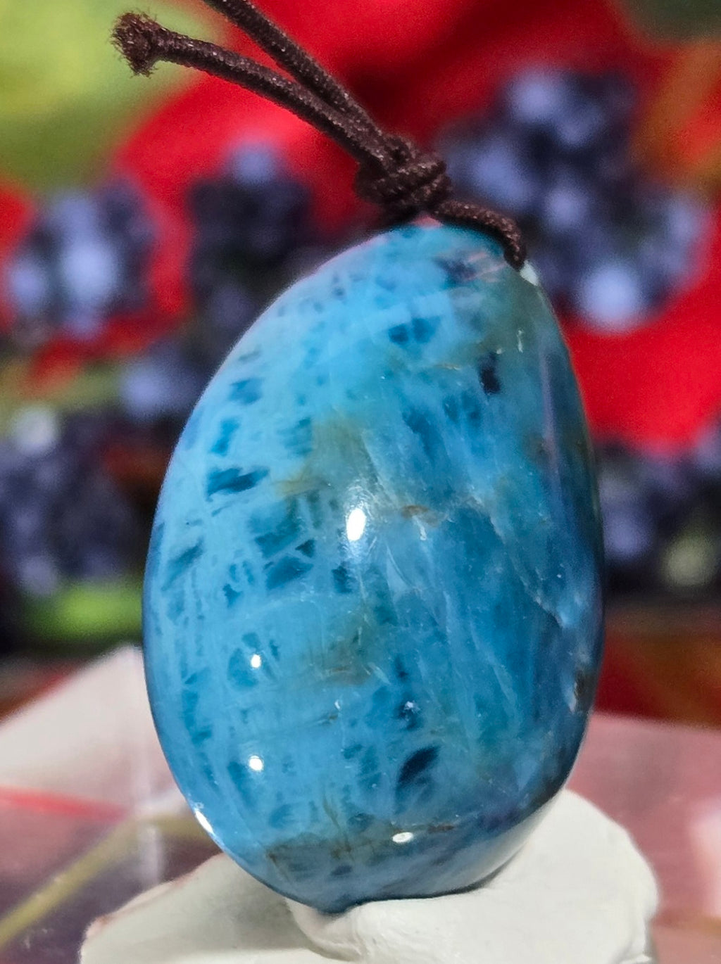 BLUE APATITE CABOCHON