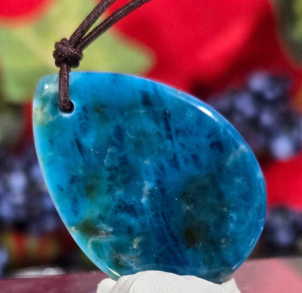 BLUE APATITE CABOCHON