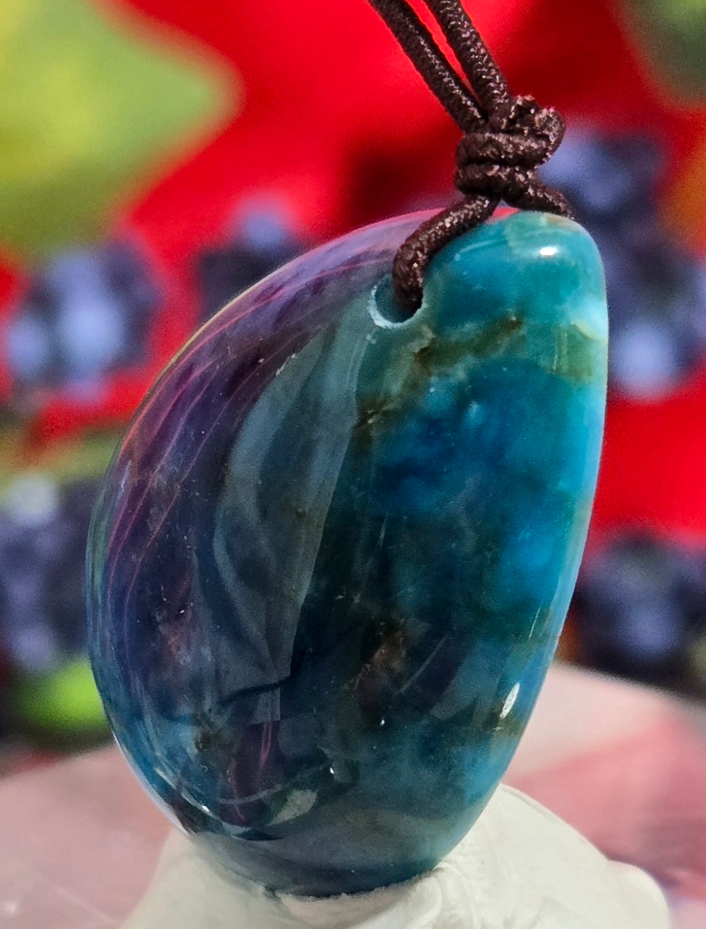 BLUE APATITE CABOCHON